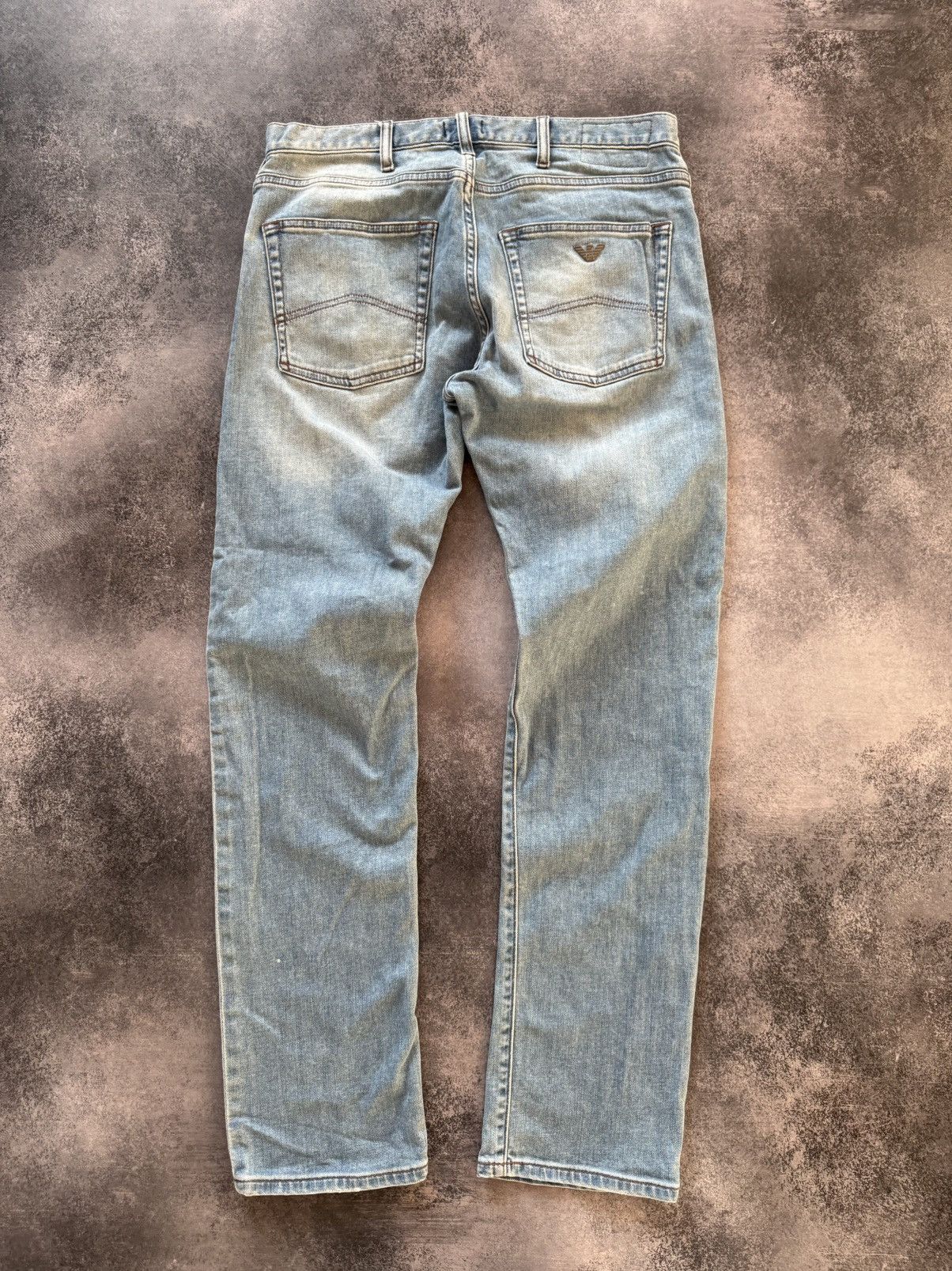 Armani ARMANI VINTAGE METAL LOGO JEANS IF SIX WAS NINE LGB GLAMOUR Size US 32 / EU 48 - 1 Thumbnail