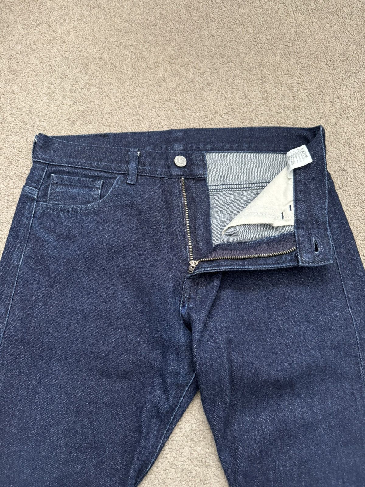 Lad Musician AW07 Lad Musician Indigo Tape Bootcut Flared Denim Jeans Size US 28 / EU 44 - 7 Thumbnail
