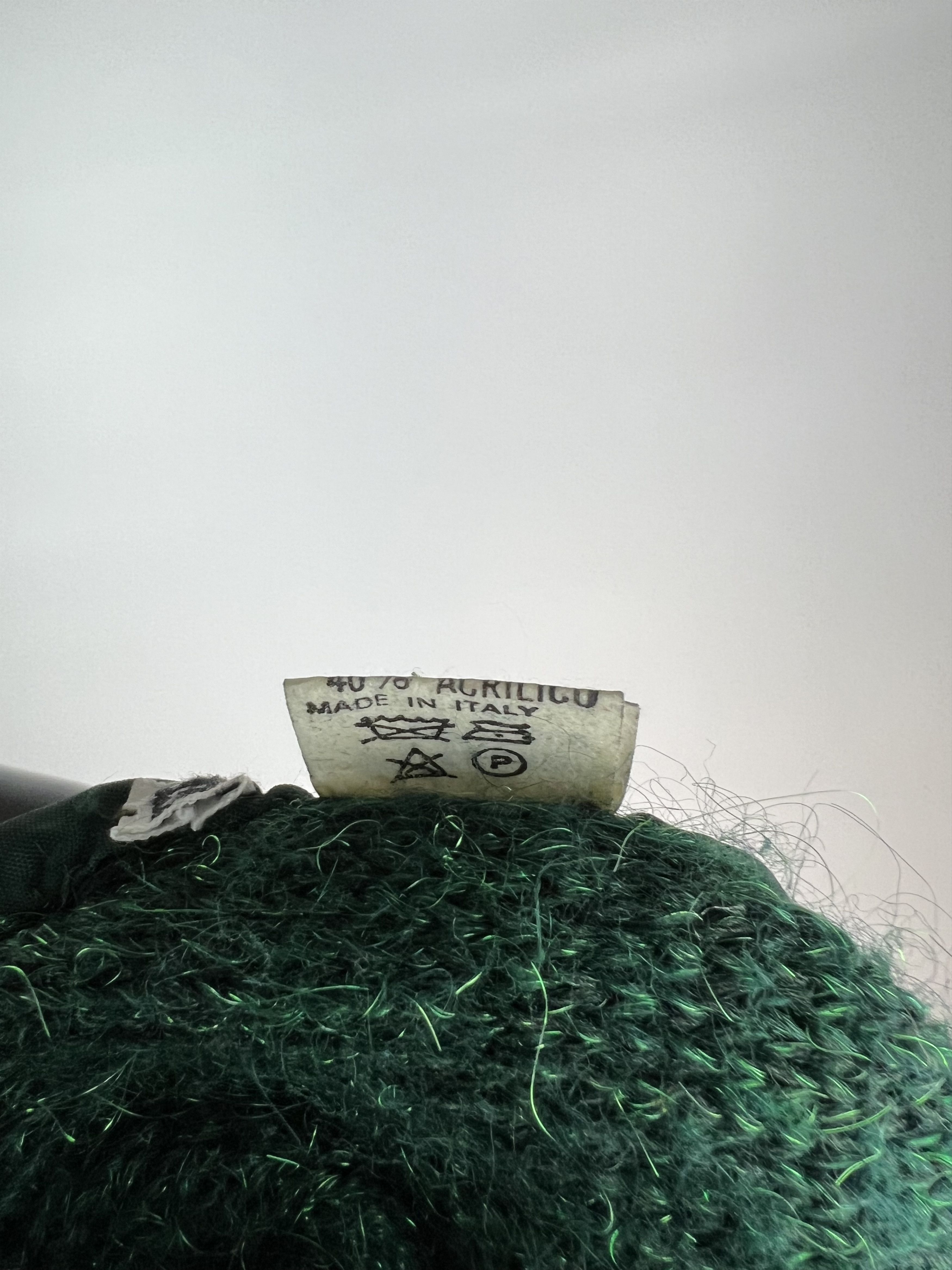 Bruno Magli × Vintage Bruno Magli Rare Suede Mohair Super Kid Turtleneck Sweater Size M / US 6-8 / IT 42-44 - 10 Thumbnail