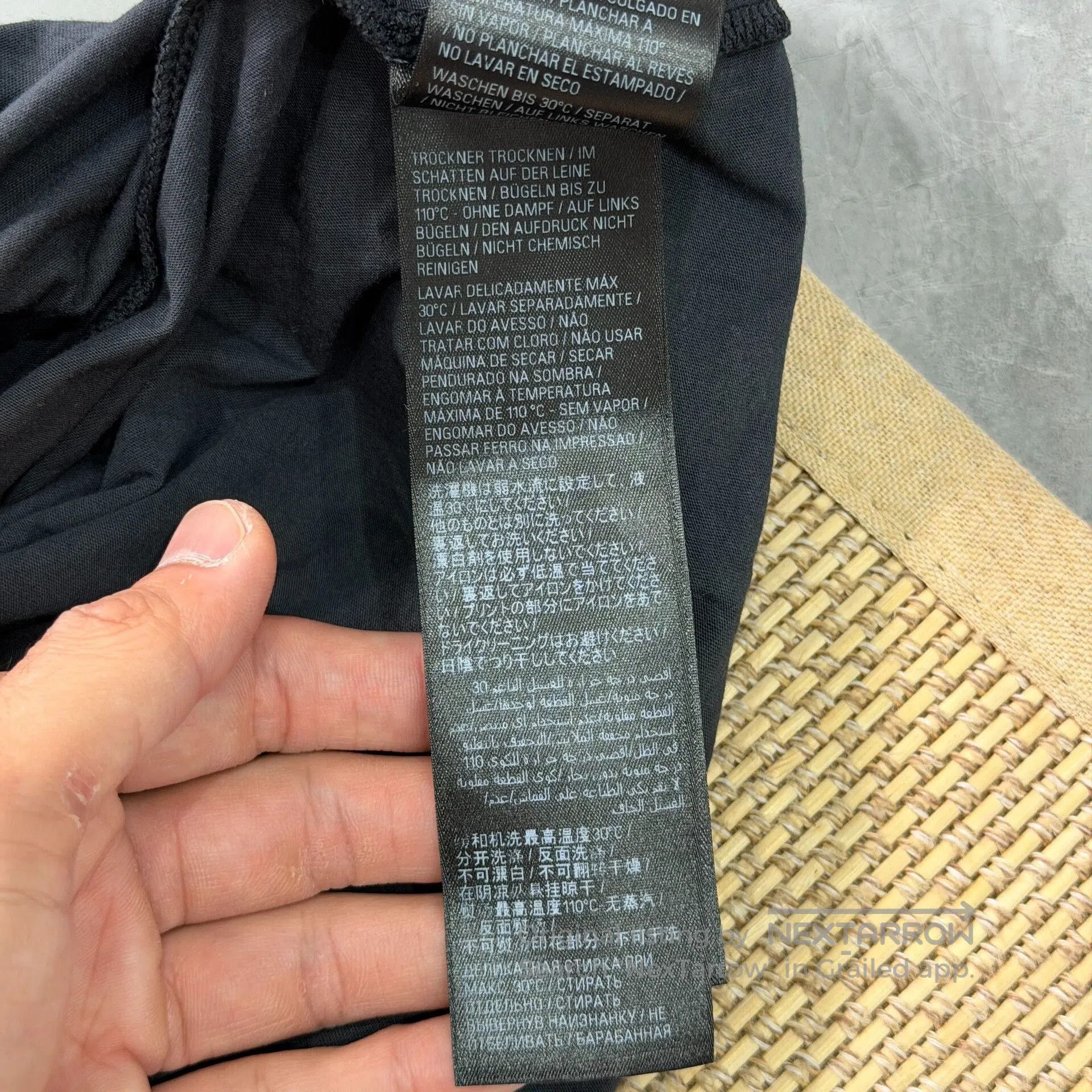 Balenciaga Balenciaga Black Washed Short Sleeve Tee. Size US S / EU 44-46 / 1 - 7 Thumbnail