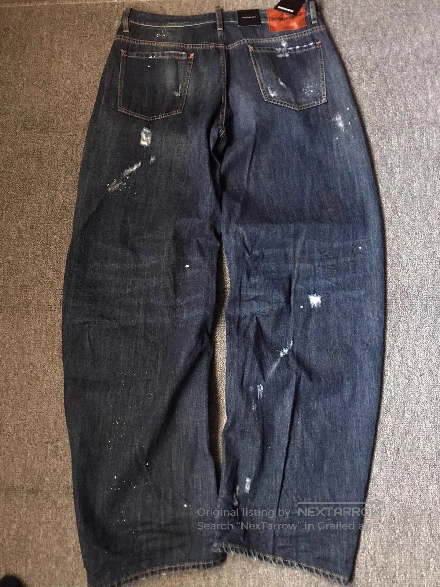 Dsquared2 Blue Distressed Patchwork Denim Jeans Size 34. Size US 34 / EU 50 - 2 Thumbnail