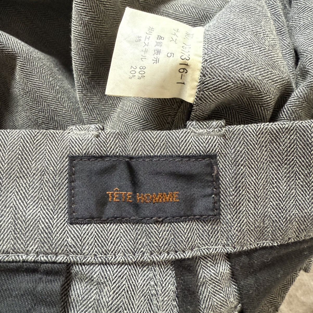 Issey Miyake 2000s Tete Homme Japan Gun Pocket Reconstructed Flare Cargo Size US 30 / EU 46 - 15 Thumbnail