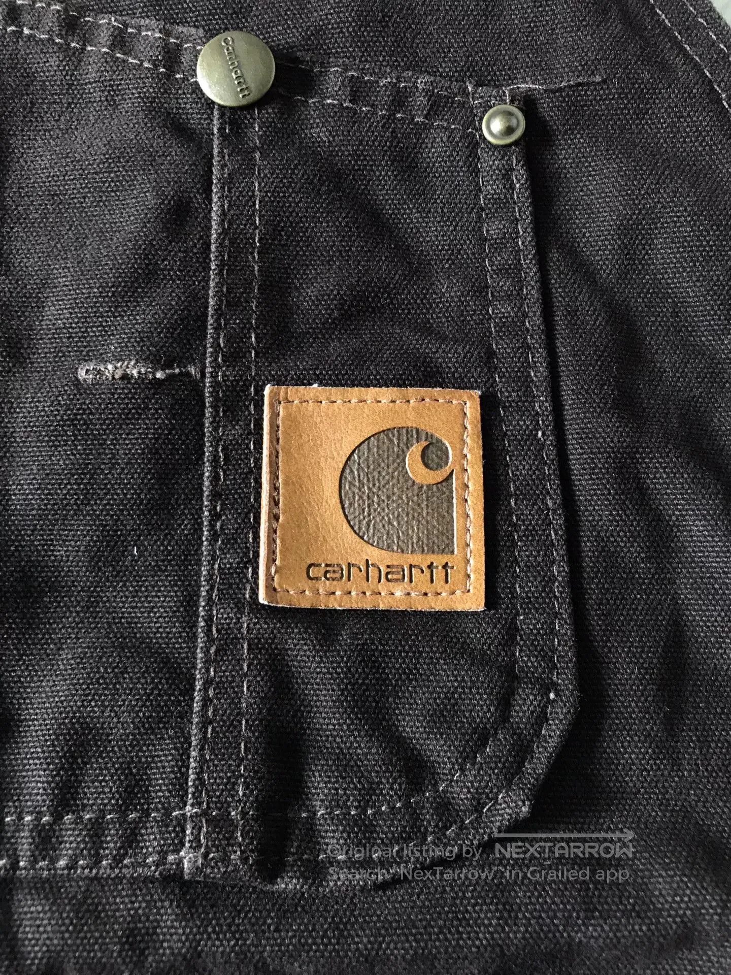 Carhartt Carhartt R27 Washed Canvas Overalls. Size US 38 / EU 54 - 6 Thumbnail