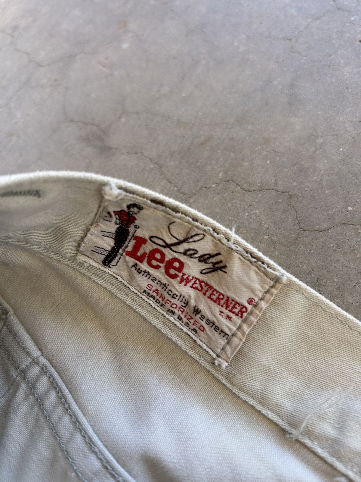 Lee × Vintage Vintage 60s Lee Women’s riders Western Pleated Jeans Size 24" / US 00 / IT 34 - 1 Thumbnail