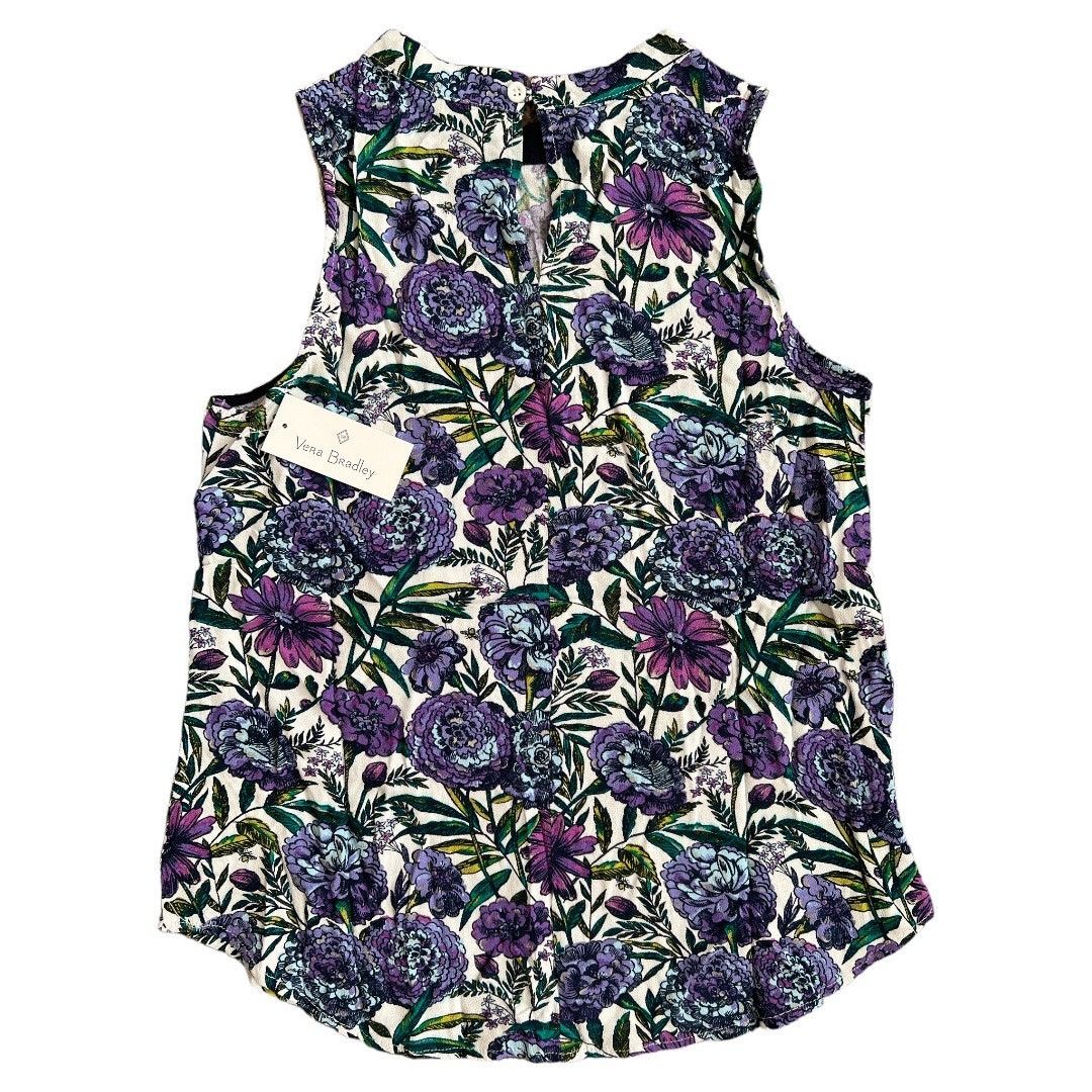 Vera Bradley VERA BRADLEY Lavender Meadow Aster Lace Sleeveless Top, S Size S / US 4 / IT 40 - 2 Thumbnail