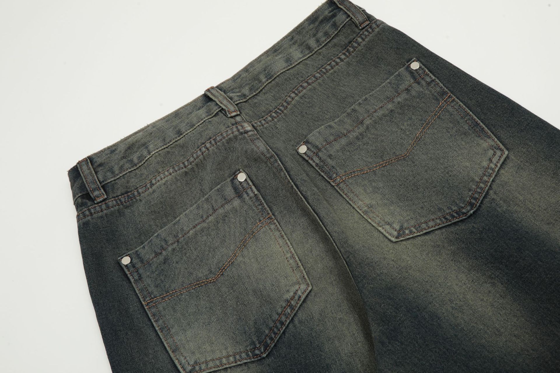Japanese Brand × Jean High street trend loose straight distressed cargo jeans Size US 32 / EU 48 - 6 Thumbnail