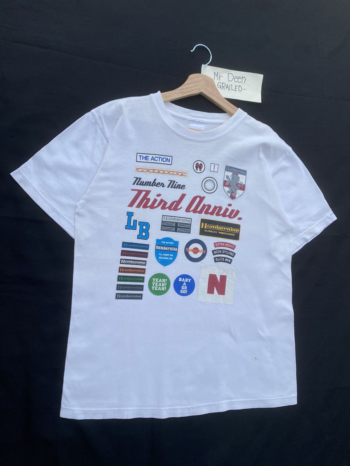 Number (N)ine Rare Takahiromiyshita Number Nine Third Anniversary Tshirt Size US S / EU 44-46 / 1 - 2 Thumbnail