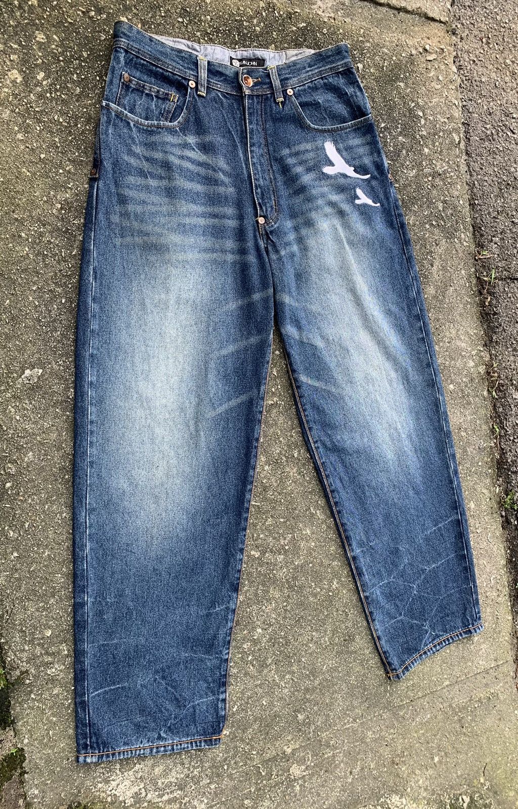 Sean John Rare.. Vintage Sean John Embroidered Denim Jeans Pants Size US 32 / EU 48 - 4 Thumbnail