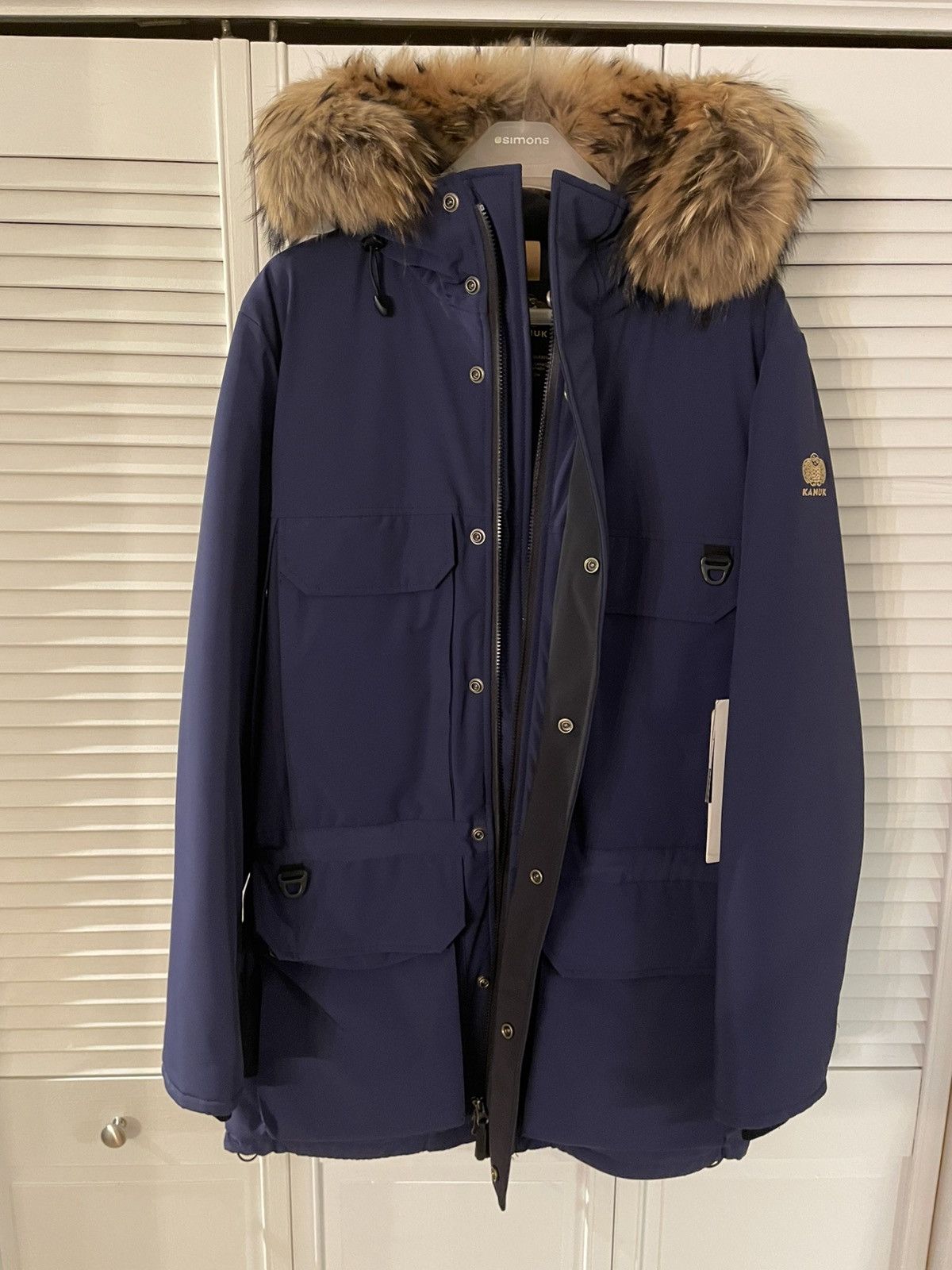 Cavale Down Parka 1XL in Blue, Men's — image 5 of 6