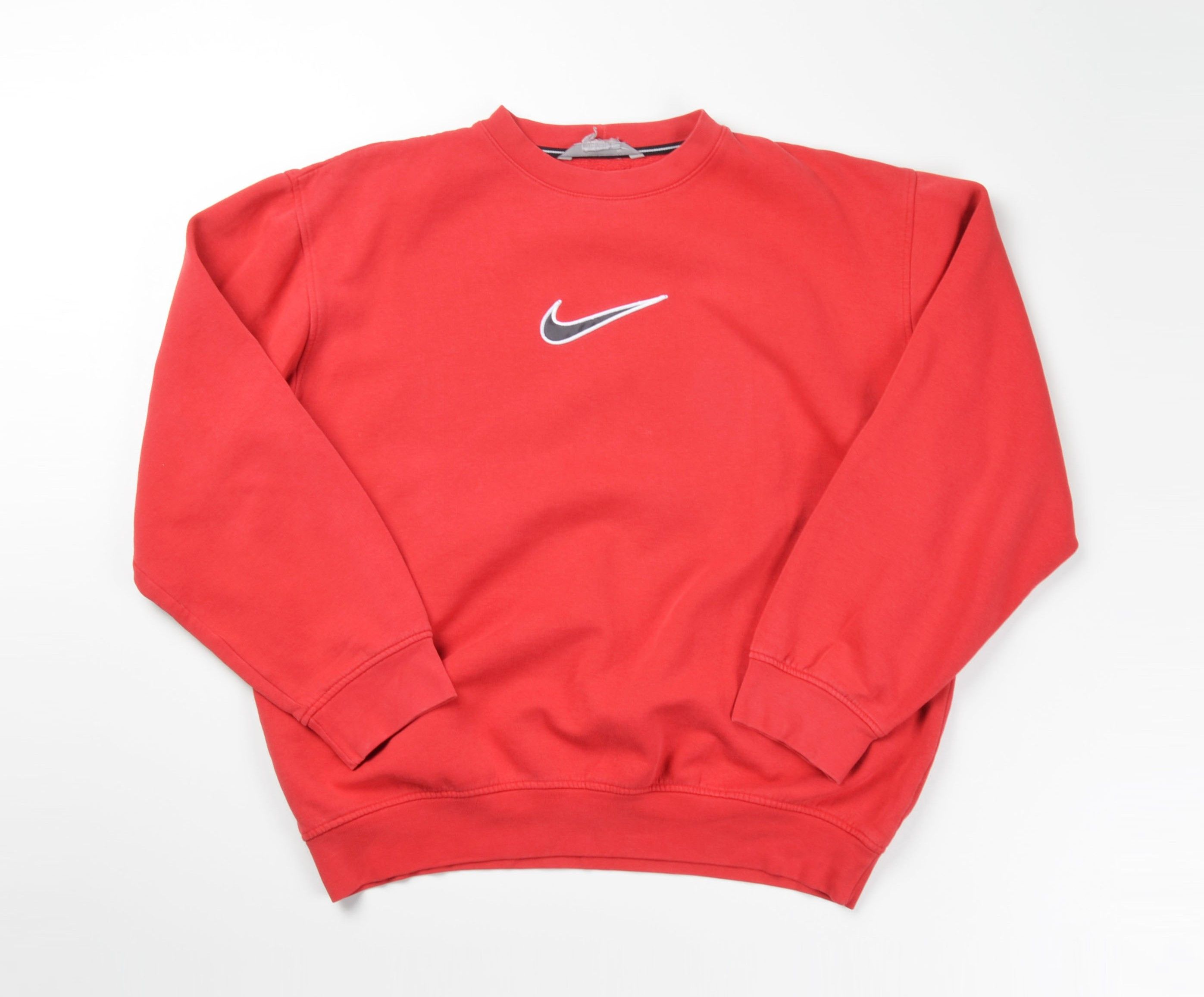 Nike Vintage Nike 90's Big Swoosh Baggy Fit Crew Neck Sweatshirt Size US M / EU 48-50 / 2 - 1 Thumbnail