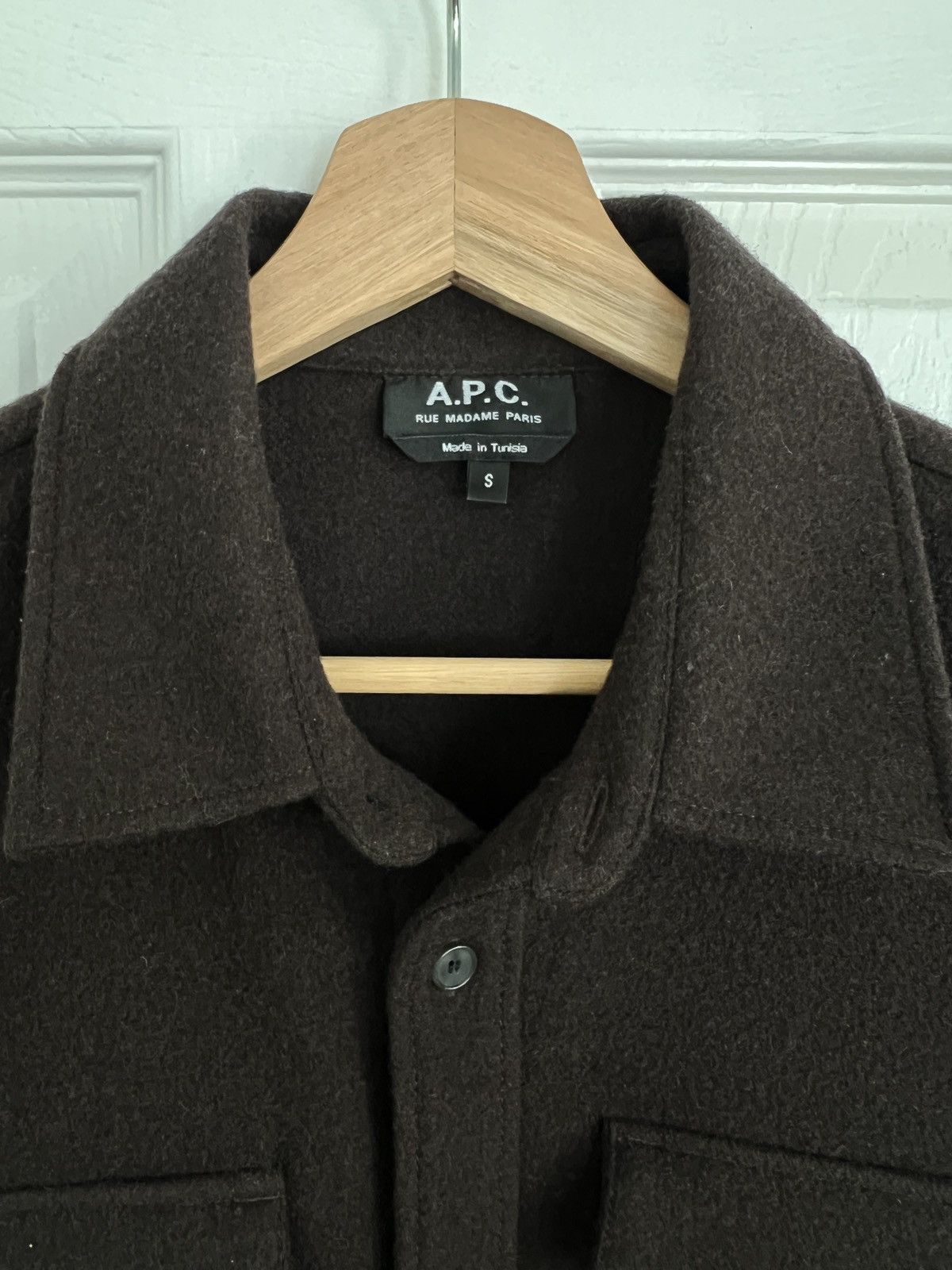A.P.C. APC Wool Button Up Overshirt Size US S / EU 44-46 / 1 - 2 Thumbnail