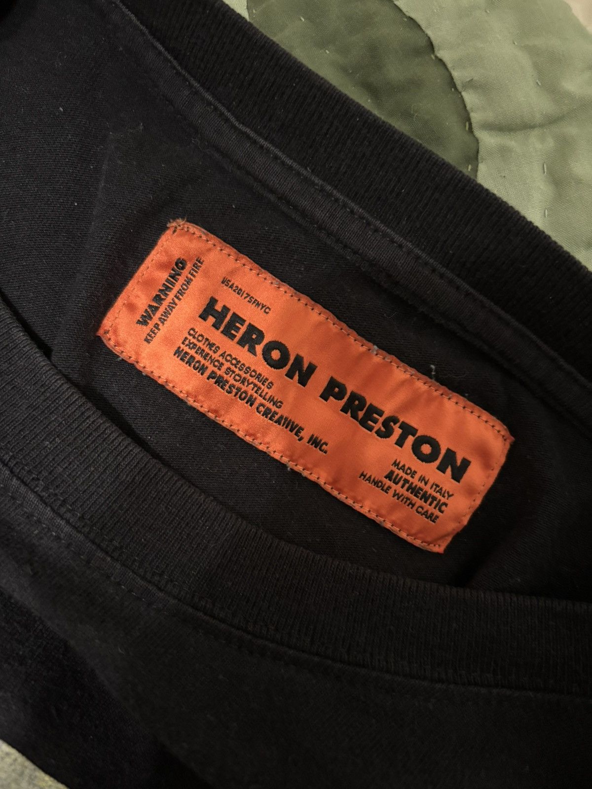 Heron Preston heron preston heron logo print tee oversized Size US XS / EU 42 / 0 - 2 Thumbnail