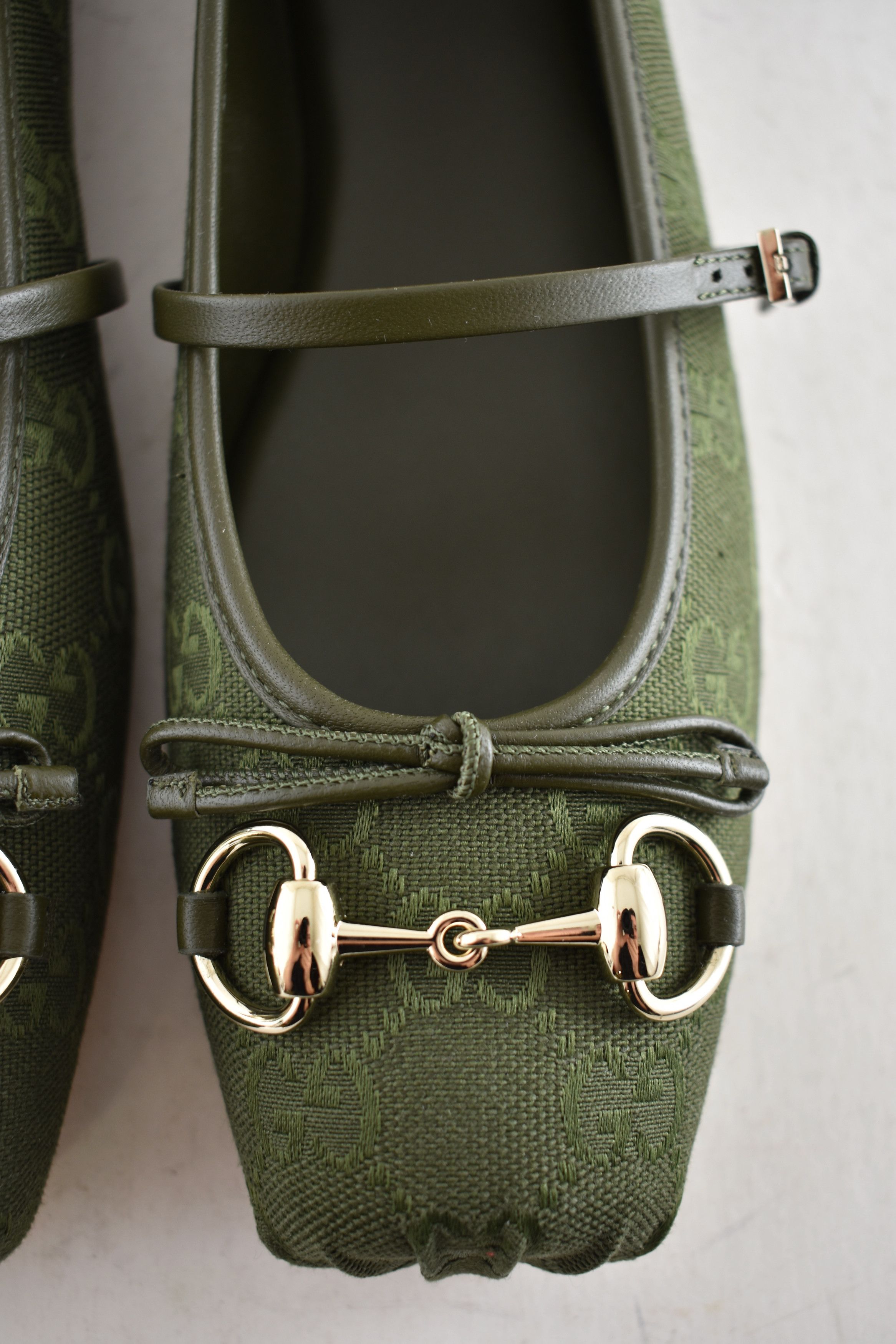 Gucci Gucci GG Logo Horsebit Maryjane Ballerina Ballet Flat 37 Size US 7 / IT 37 - 10 Thumbnail