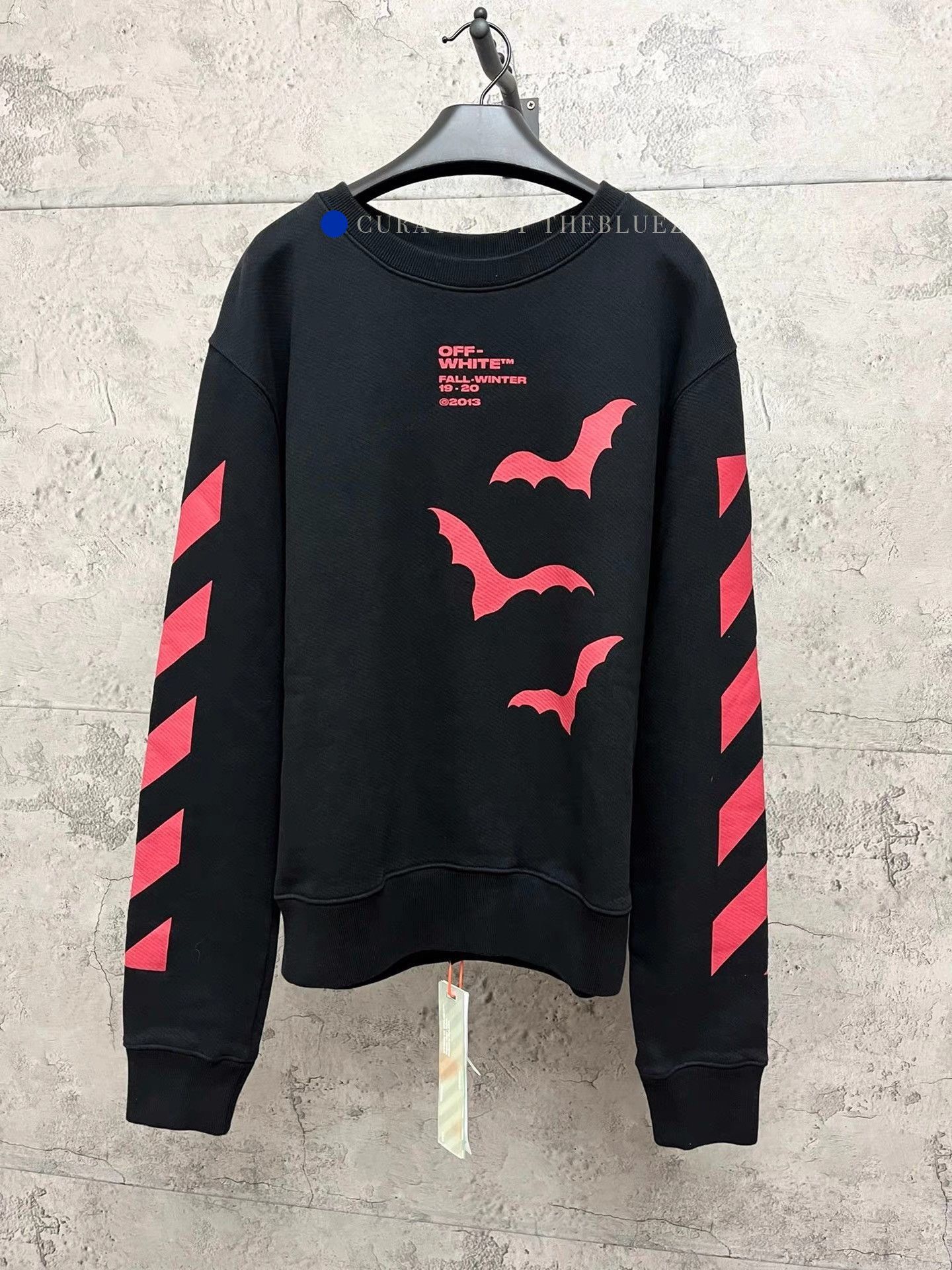 Off-White Black Bat Print Sweatshirt Size US S / EU 44-46 / 1 - 1 Thumbnail