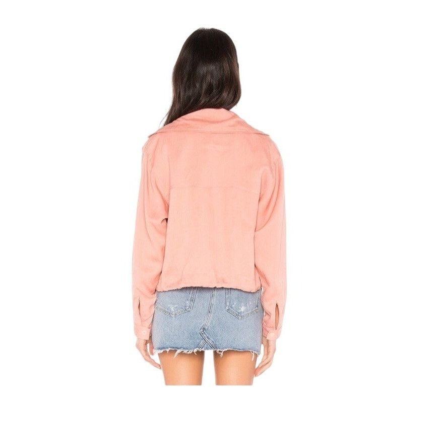 REVOLVE Tularosa Arya Pink Jacket Tencel & Linen Blend Size XS / US 0-2 / IT 36-38 - 2 Thumbnail