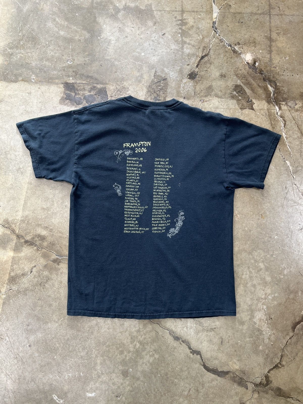 Band Tees × Vintage Vintage Peter Frampton Front Graphic Tee Large Size US L / EU 52-54 / 3 - 5 Thumbnail