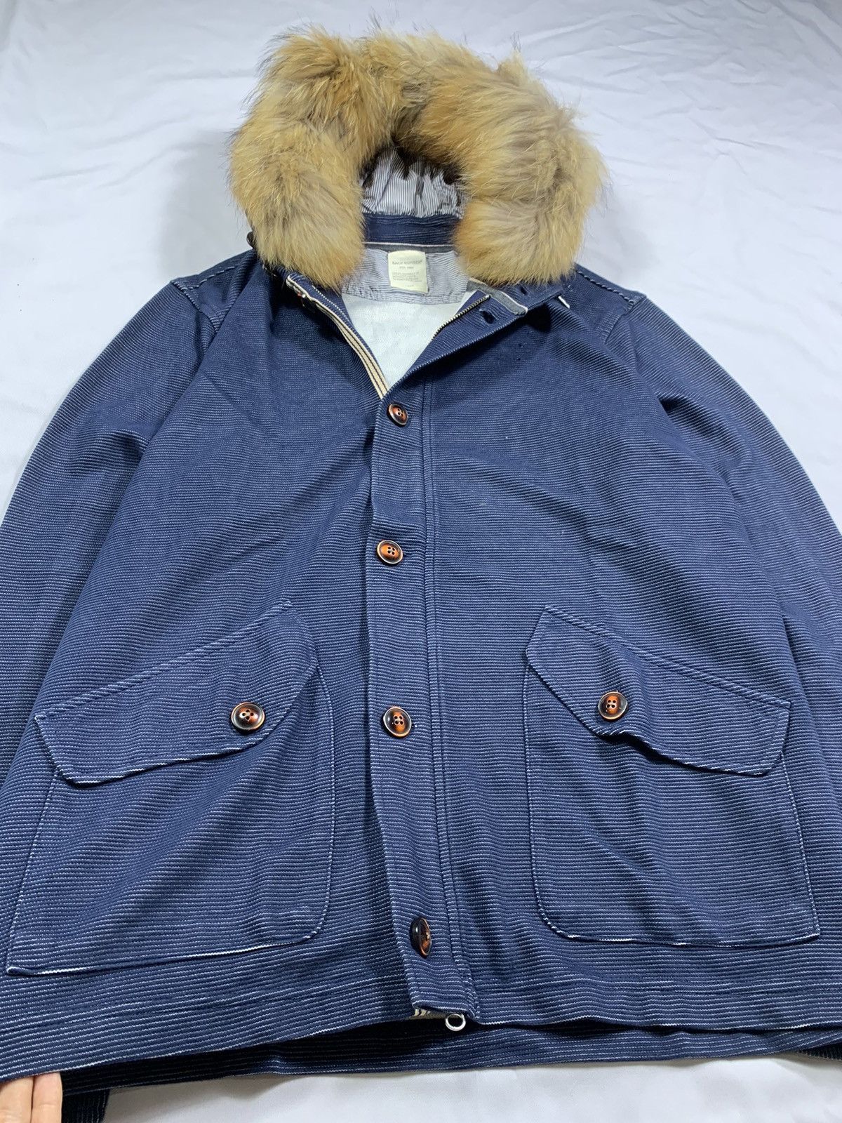 If Six Was Nine Japanese Beck number Zip Fur Hoodie Size US L / EU 52-54 / 3 - 3 Thumbnail