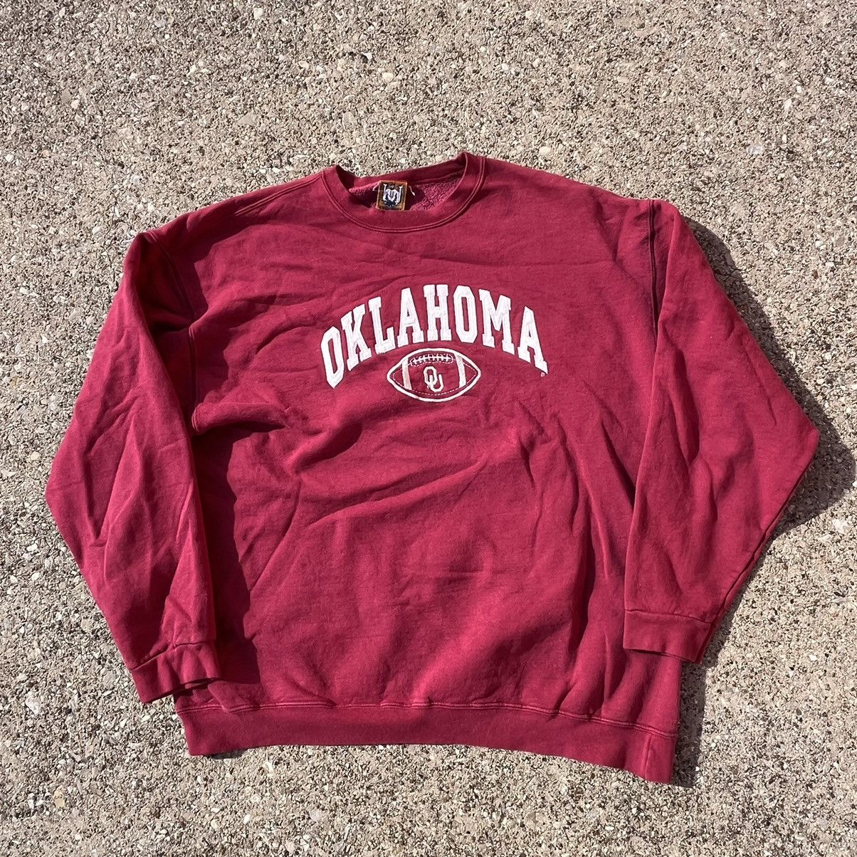 Vintage 90s Causal Oklahoma Sooners Crewneck Size US L / EU 52-54 / 3 - 1 Thumbnail
