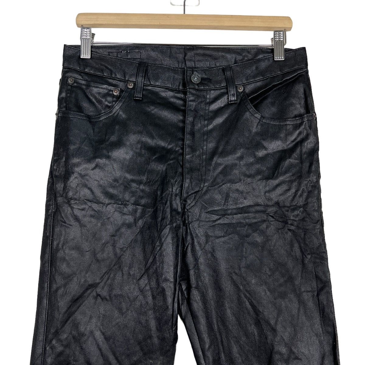Blue Blue Japan 🔥 BLUE WAY COATED JEANS MADE IN JAPAN Size US 32 / EU 48 - 3 Thumbnail