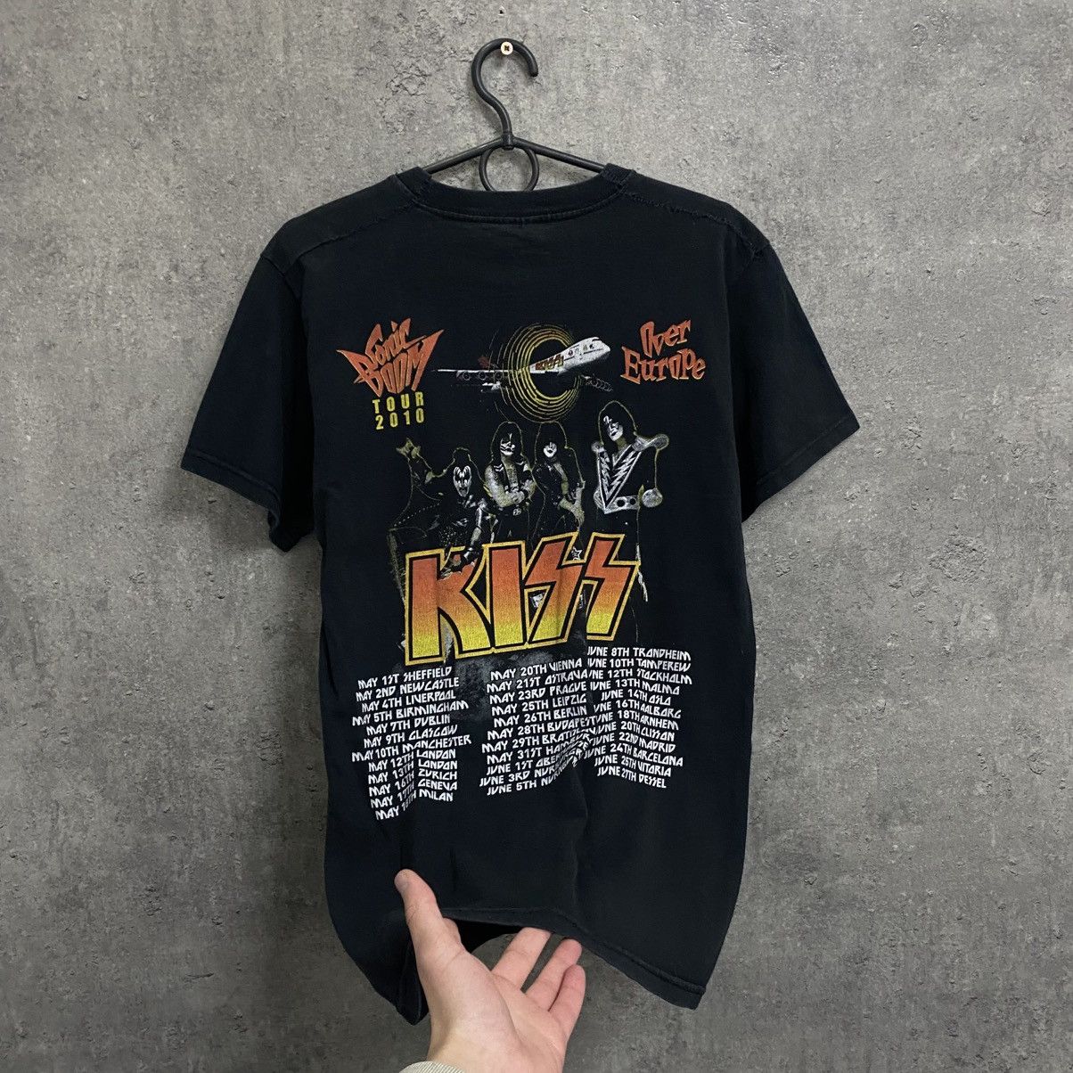 KISS Kiss 2010 tour sonic boom over Europe tee T-shirt polo merch Size US S / EU 44-46 / 1 - 7 Thumbnail