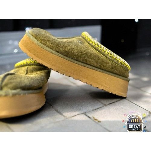 Ugg UGG TAZZ WOMEN / Unisex SLIPPERS SUEDE BURNT OLIVE US 8 /UK Size US 8 / IT 38 - 6 Thumbnail