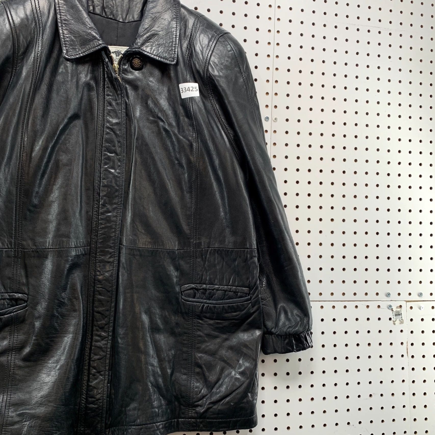 Vintage VINTAGE Damselle Leather Jacket Womens Medium Black Long Sleeve Super Soft 90s Size M / US 6-8 / IT 42-44 - 4 Thumbnail