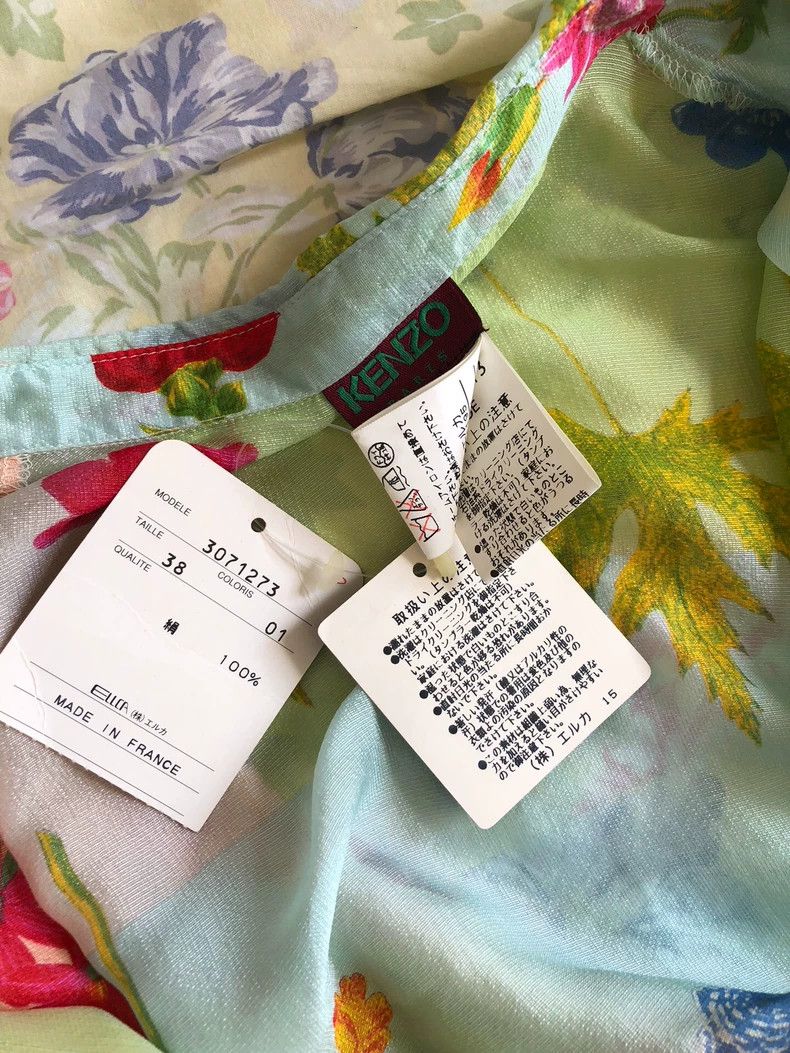 Kenzo KENZO Silk dress + shirt set Size XS / US 0-2 / IT 36-38 - 9 Thumbnail