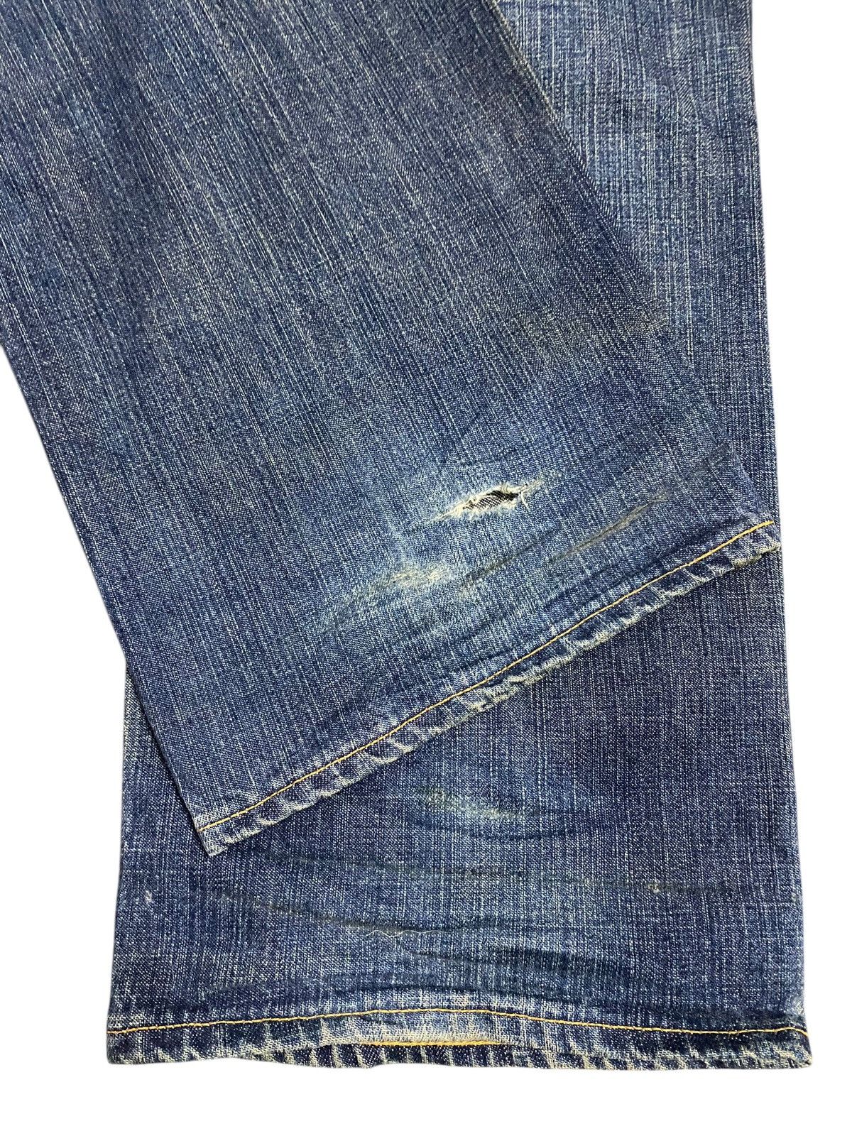 Japanese Brand Vintage Project SRS Rhinestone Avant Garde Style Jeans Size US 34 / EU 50 - 13 Thumbnail