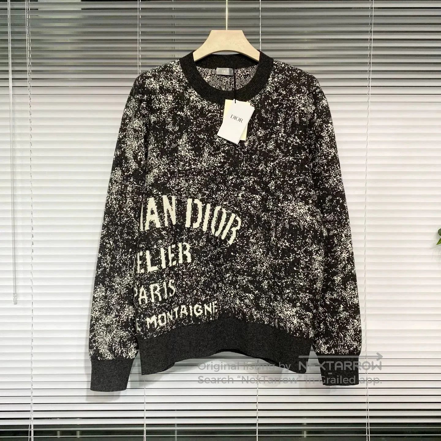 Dior Dior Knit Sweater Snowflake Print Logo. Size US L / EU 52-54 / 3 - 1 Thumbnail