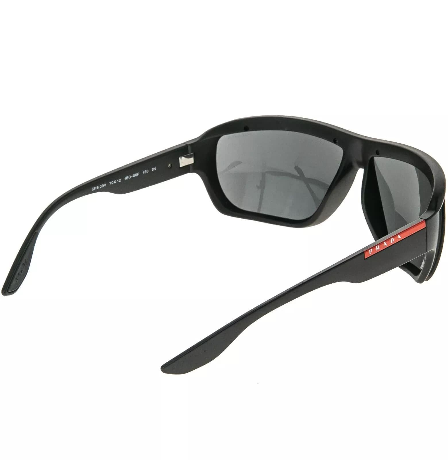 Prada PRADA 09V Linea Rossa Sport Nylon Sunglasses Black PS09VS Size ONE SIZE - 8 Thumbnail