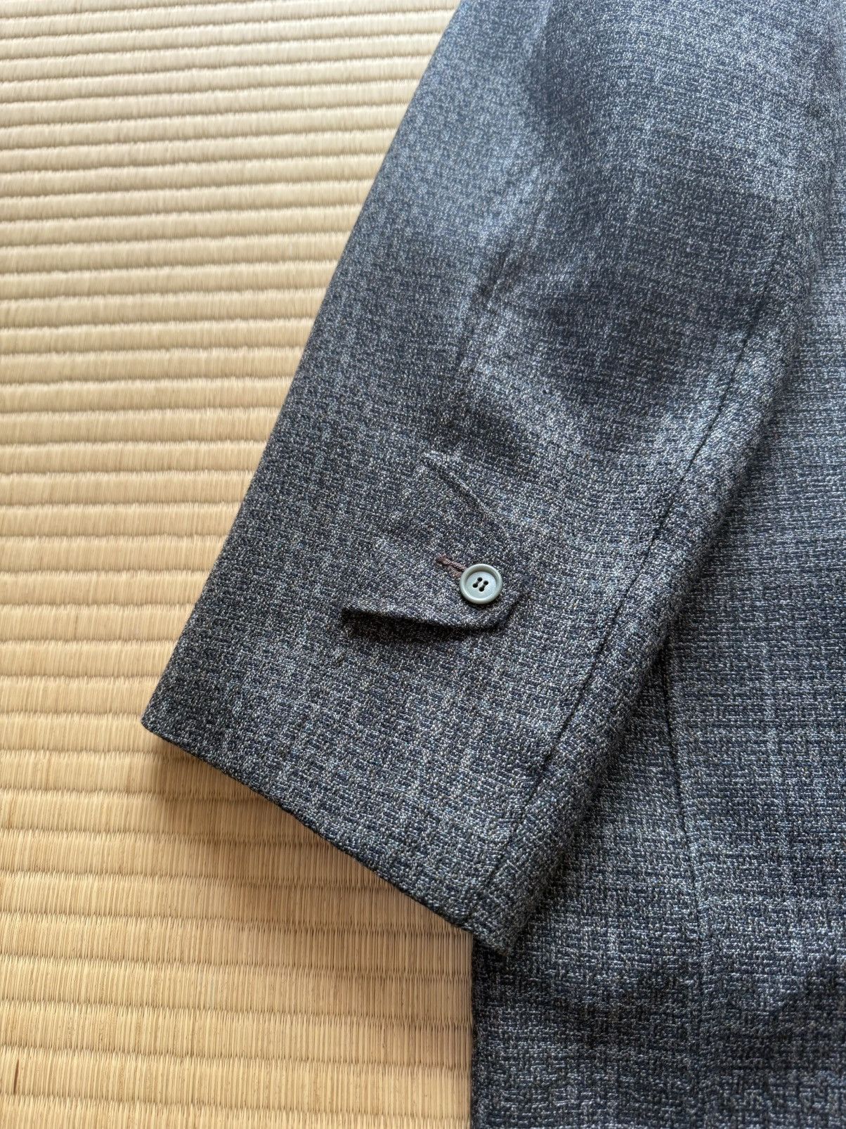 Other 1960s–70s Japanese Rasha Wool Coat – Gray Check Size US L / EU 52-54 / 3 - 9 Thumbnail