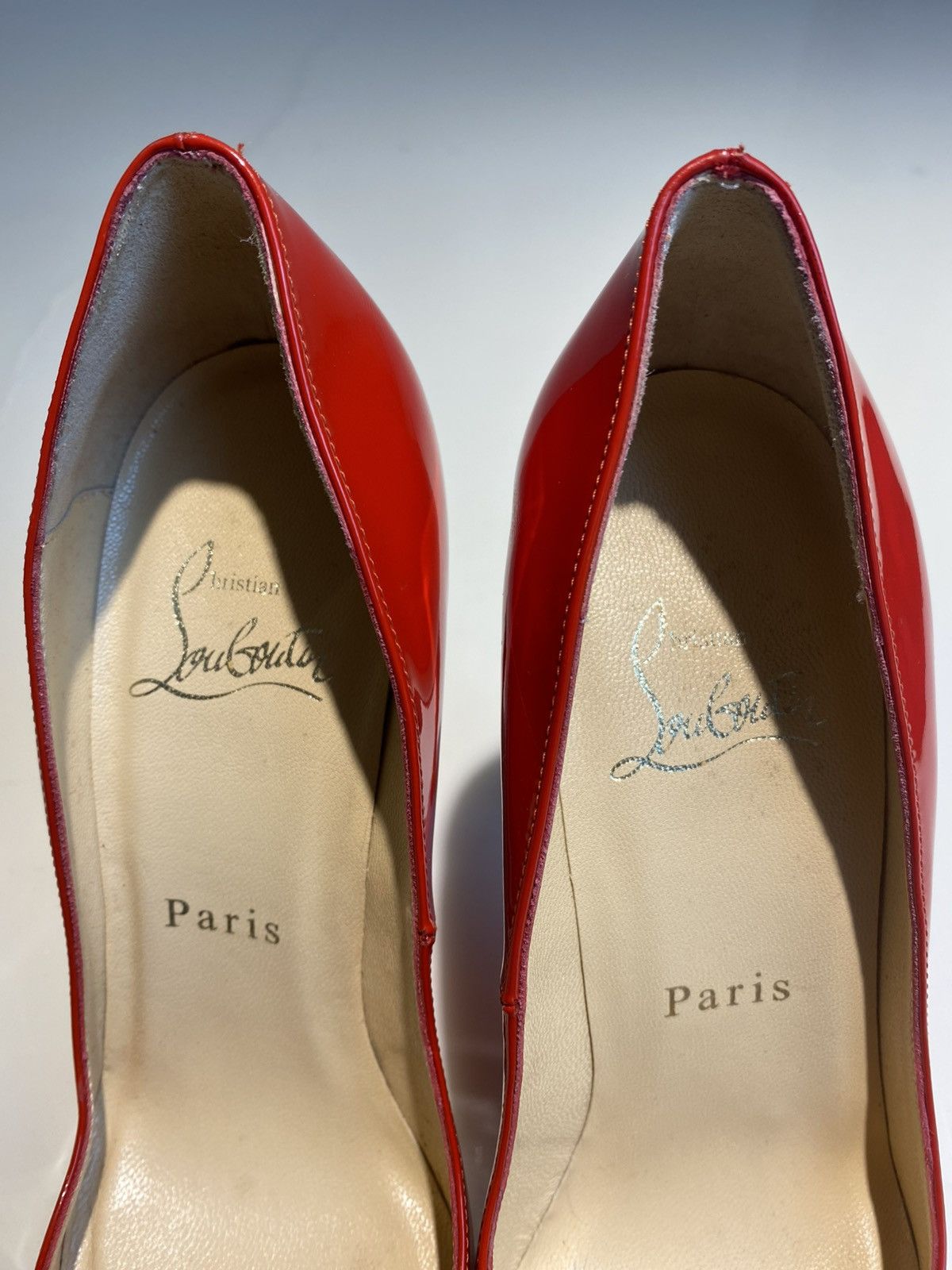 Christian Louboutin Christian Louboutin Red Patent Pigalle Plato Heels 35 Size US 5 / IT 35 - 8 Thumbnail