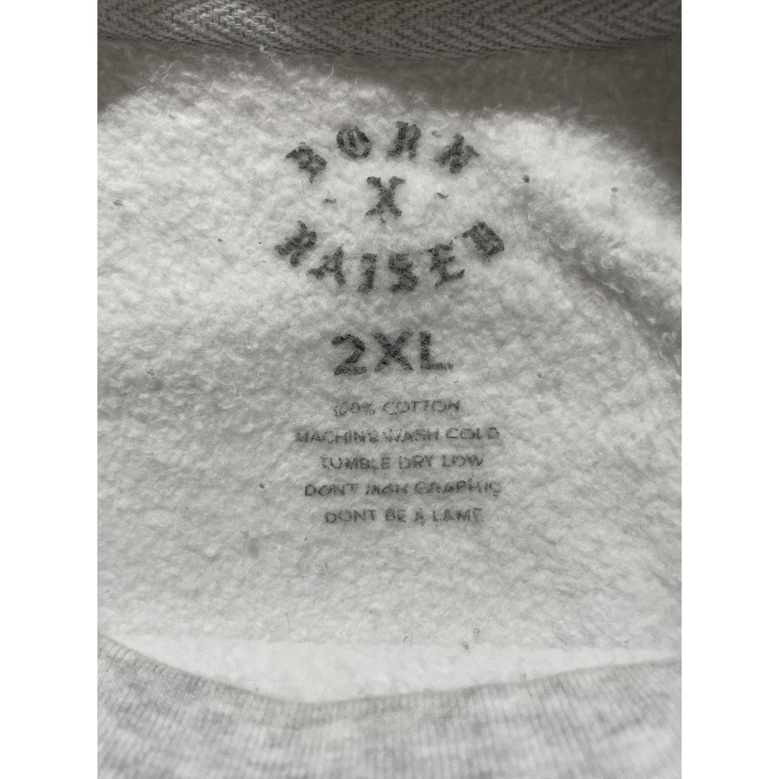 Born X Raised BORN X RAISED LIGHT GREY CREWNECK SWEATSHIRT SIZE XXL Size US XXL / EU 58 / 5 - 9 Thumbnail