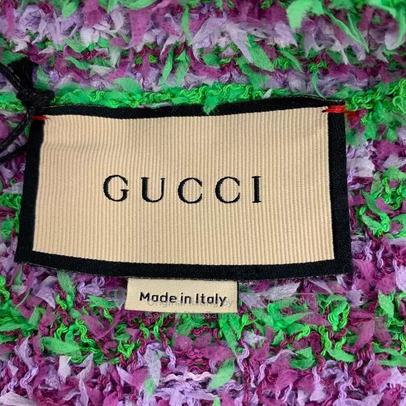 Gucci Gucci Green full-print double G cotton V-neck single-breas Size M / US 6-8 / IT 42-44 - 5 Thumbnail