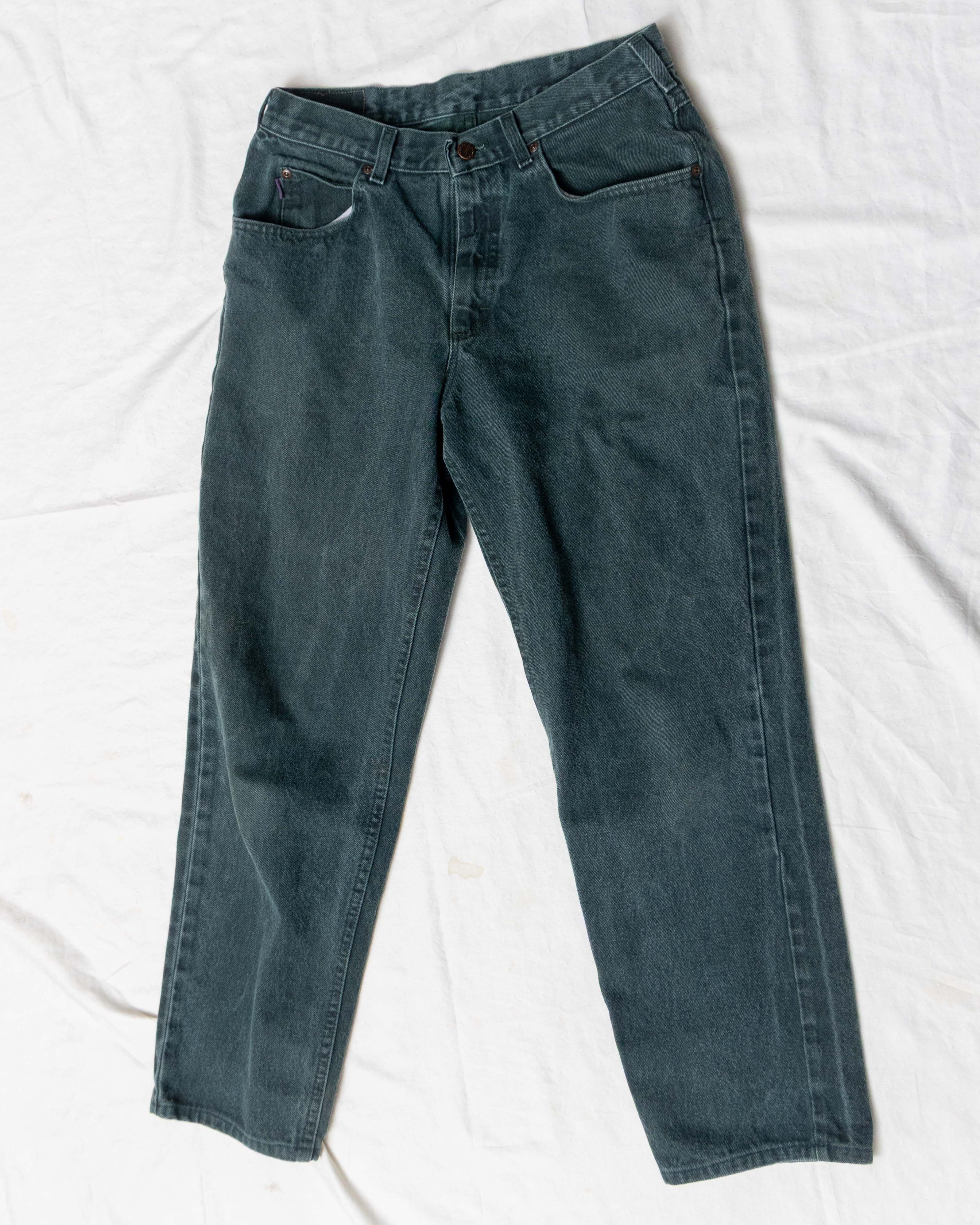 Vintage Denim Riders Green Jeans Size US 34 / EU 50 - 1 Thumbnail