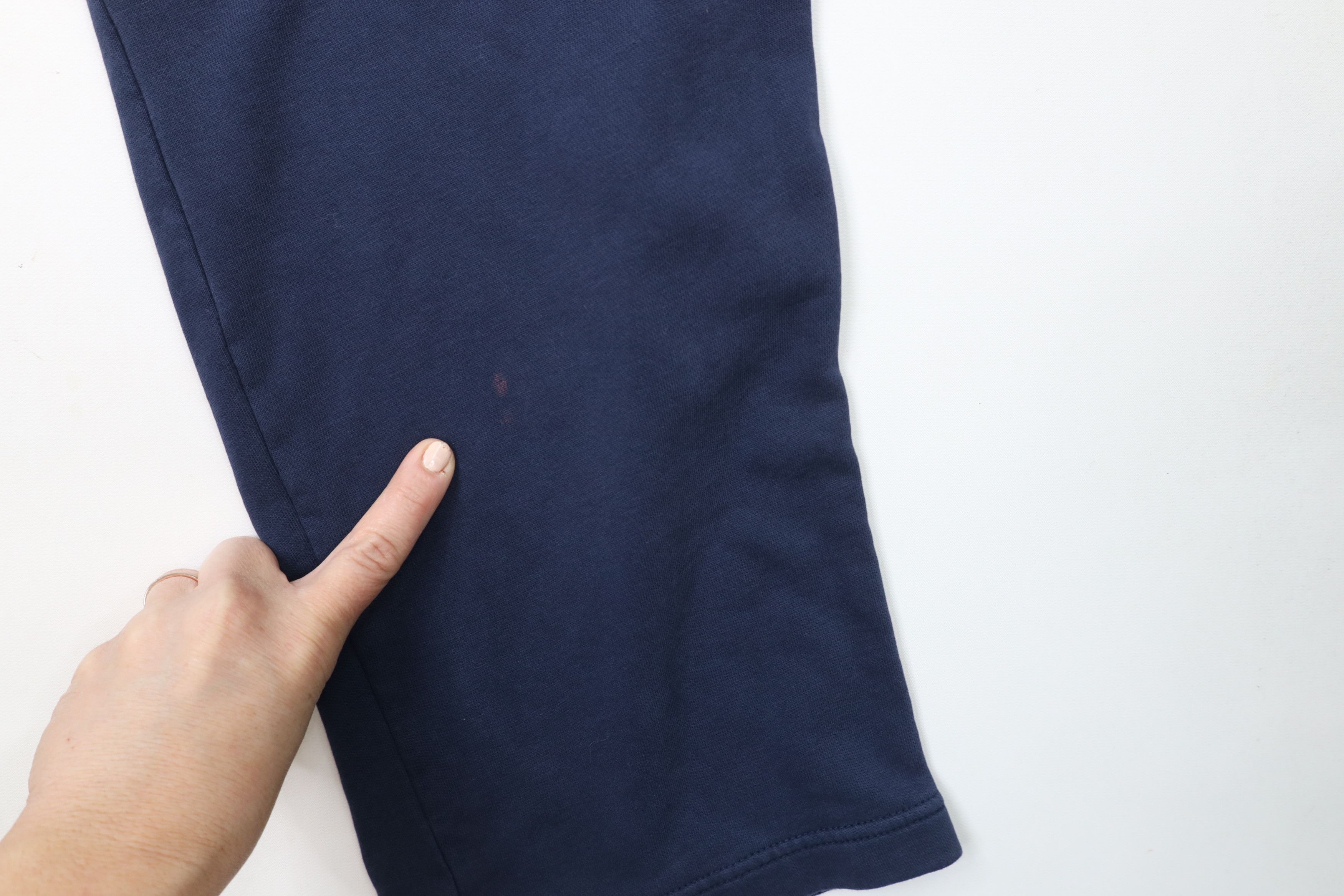Nike × Vintage Vintage Nike Scott Mini Swoosh Wide Leg Sweatpants Blue Size US 38 / EU 54 - 5 Thumbnail