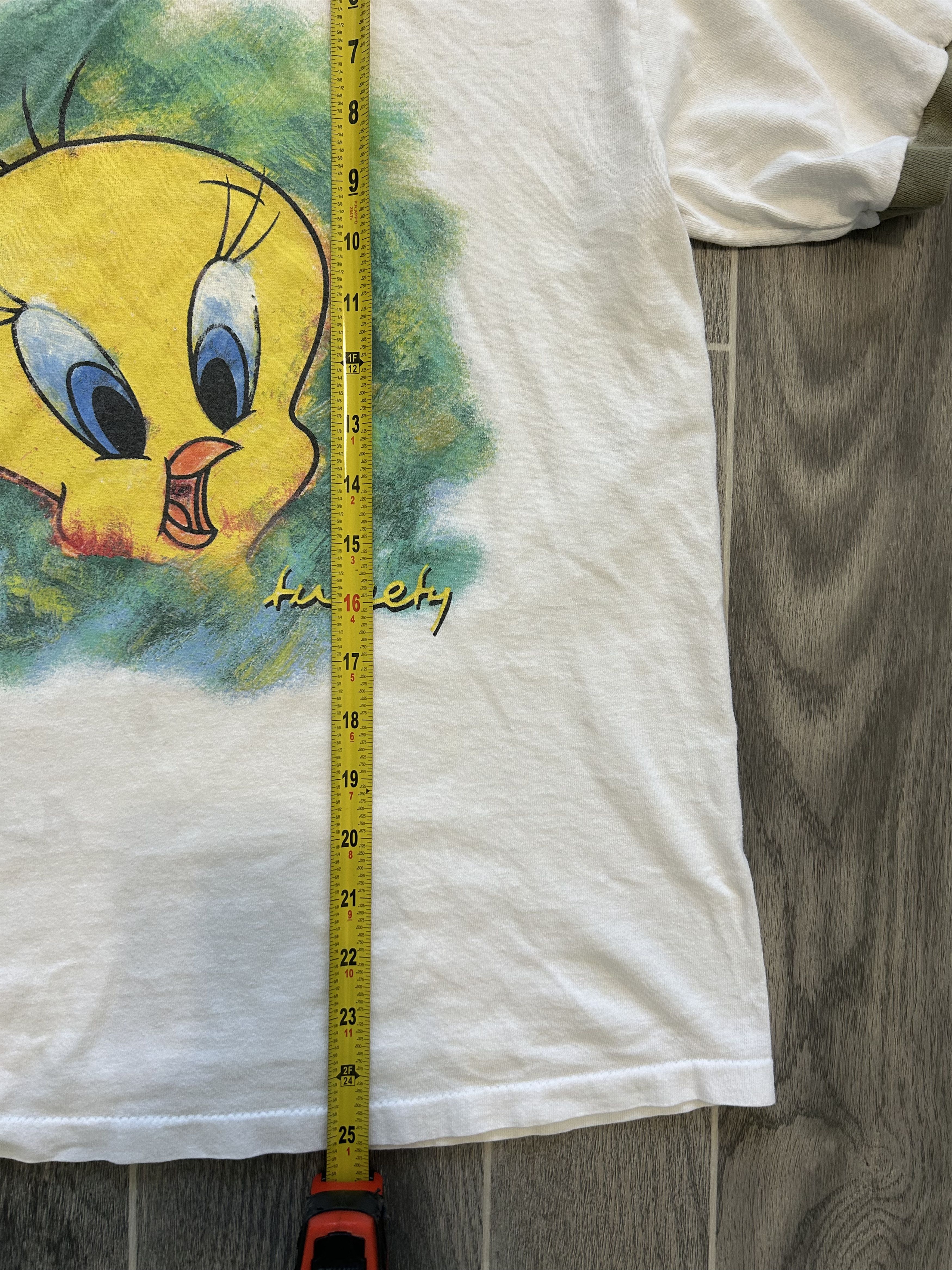 Vintage Vintage Tweety Bird Ringer T-Shirt Size US M / EU 48-50 / 2 - 6 Thumbnail