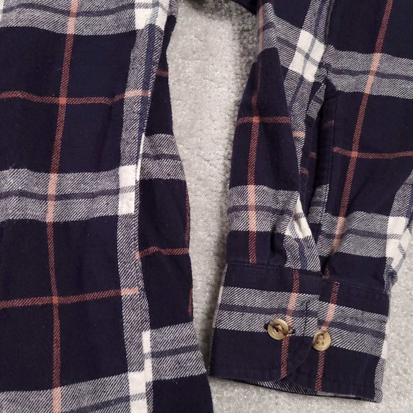 Vintage VINTAGE Big Mac Flannel Shirt Mens 2XL Navy Blue Red Gray Plaid Long Sleeve Workwear Size US XXL / EU 58 / 5 - 5 Thumbnail