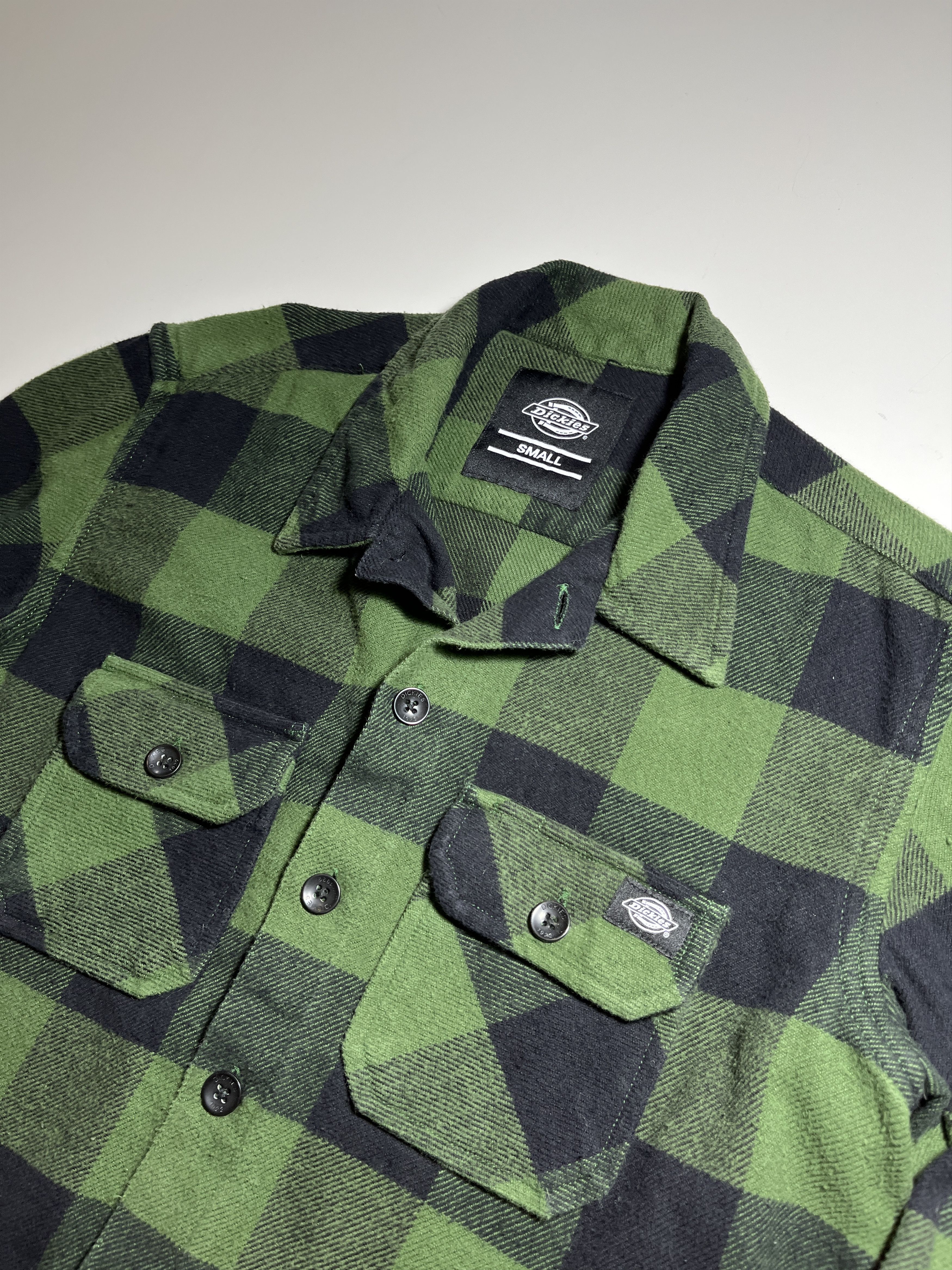 Dickies × Flannel Dickies Green Big Check Flannel Shirt Size S Size US S / EU 44-46 / 1 - 7 Thumbnail