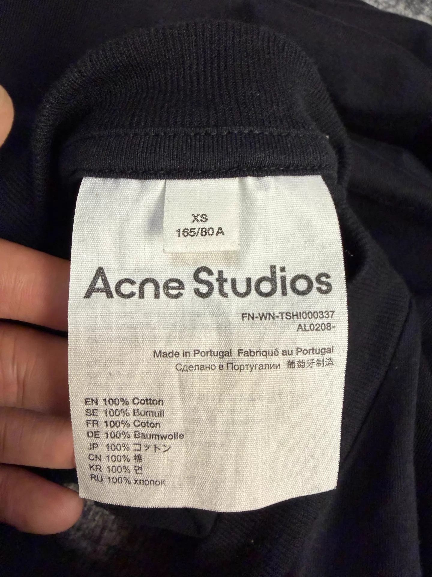 Acne Studios Acne Studios Face solid crewneck T-shirt XS new Size US XS / EU 42 / 0 - 3 Thumbnail