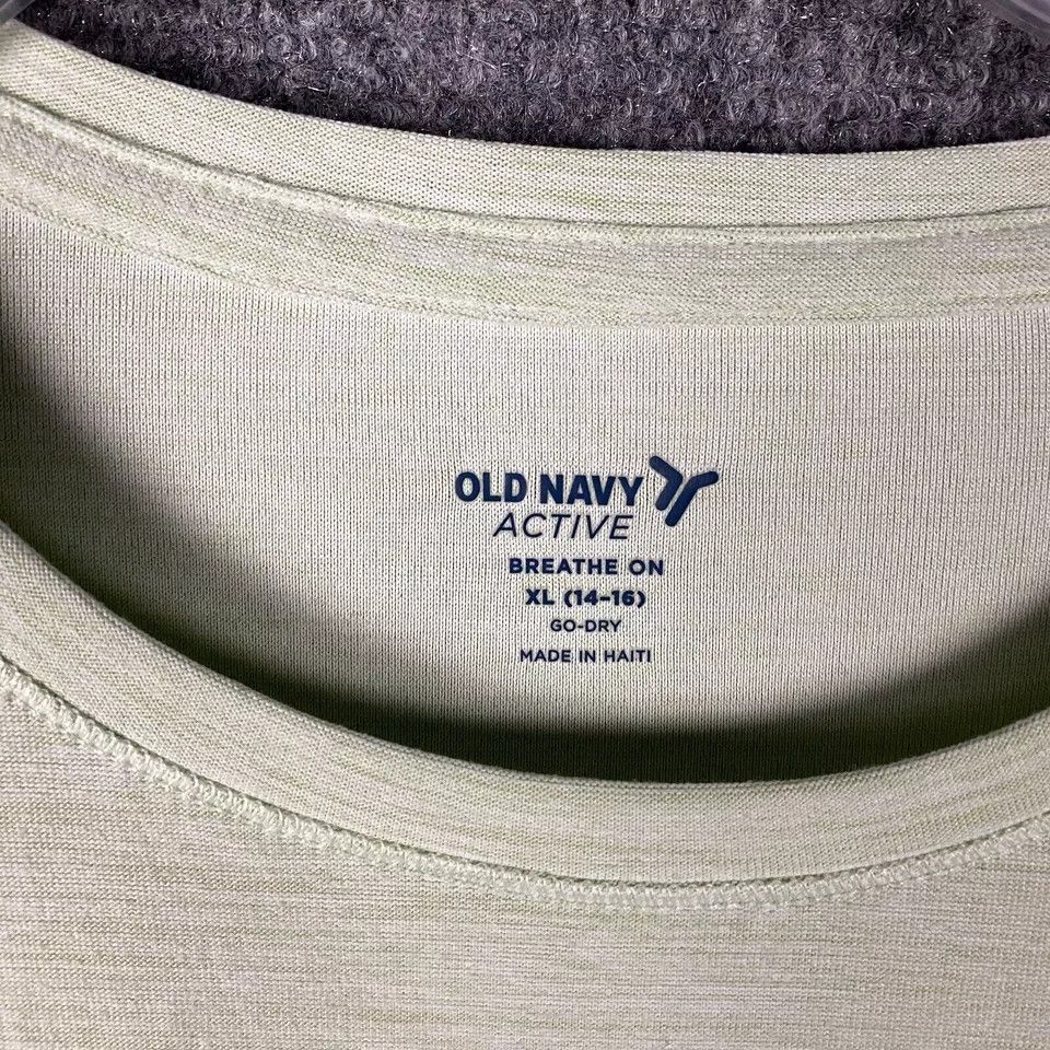 Old Navy Old Navy Active Top Juniors XL 14-16 Long Sleeve Polyester Size XL / US 12-14 / IT 48-50 - 3 Thumbnail