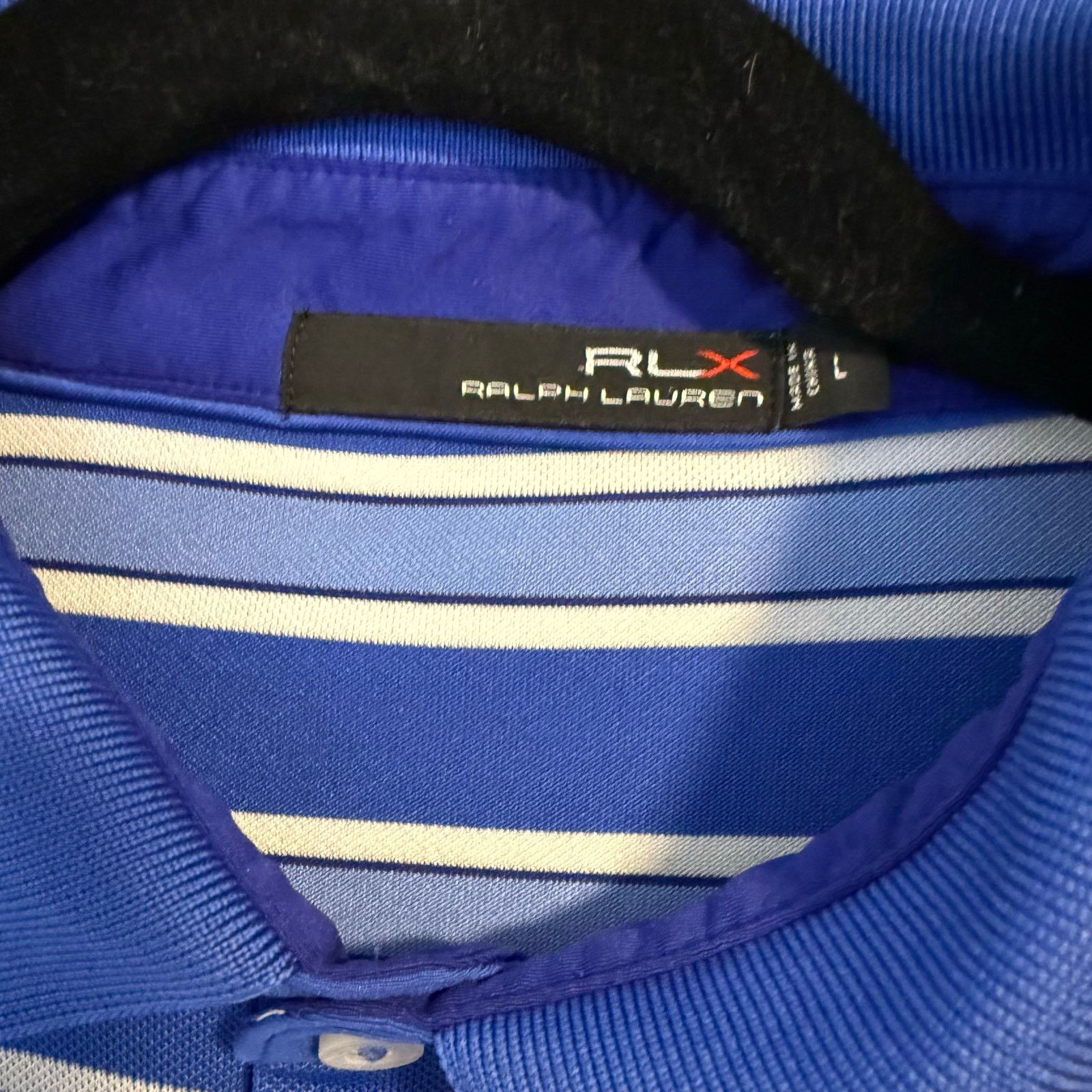 Polo Ralph Lauren Ralph Lauren RLX Polo Blue Striped Golf Polo Men’s Size L Size US L / EU 52-54 / 3 - 4 Thumbnail