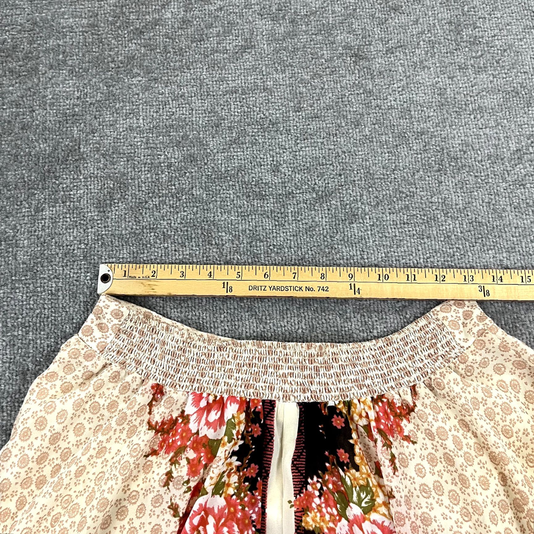 Free People FREE PEOPLE Maxi Skirt Womens Medium Floral Stay Awhile Handkercheif Long Lined Size 32" / US 10 / IT 46 - 4 Thumbnail