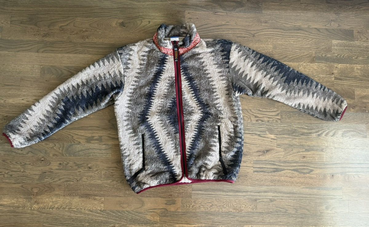 Kapital KAPITAL Thunder Pattern fleece ZIP UP (Virgin Mary) Size US L / EU 52-54 / 3 - 2 Thumbnail