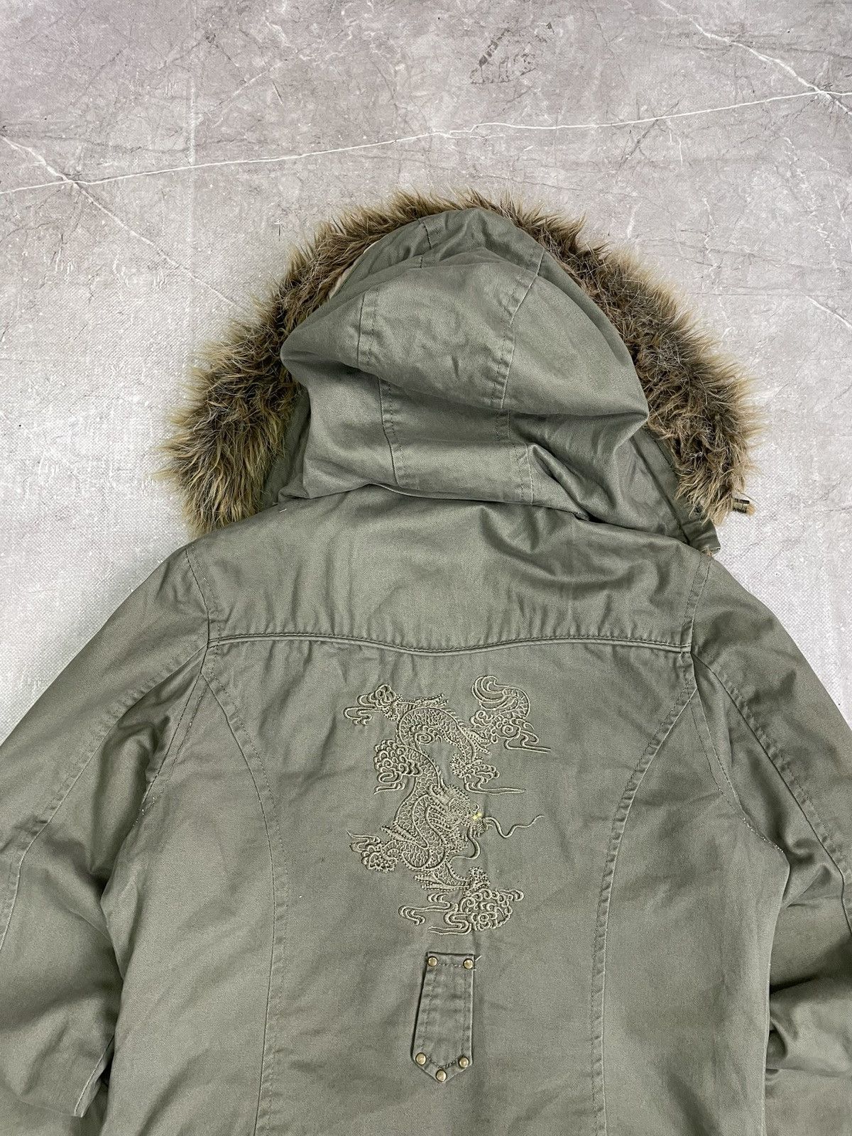Hysteric Glamour Military fur hood japanese if six was nine jacket army Size US M / EU 48-50 / 2 - 10 Thumbnail