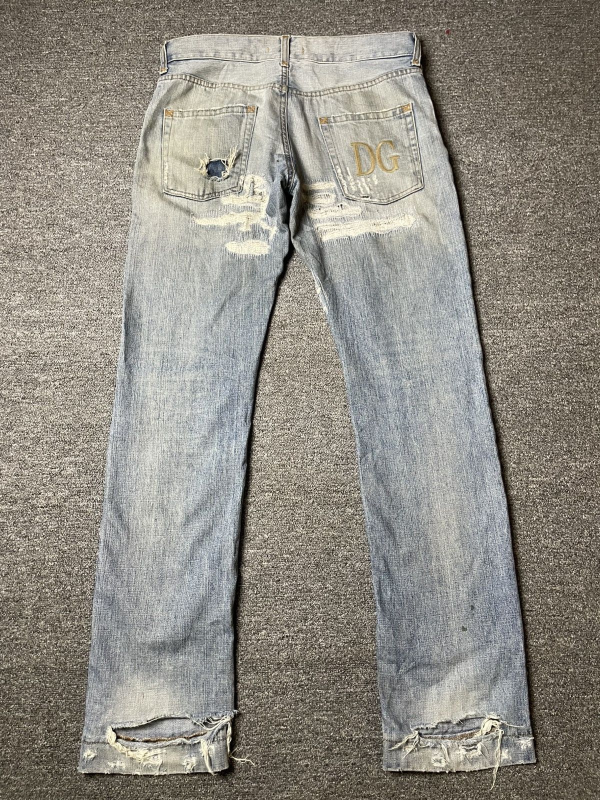 Dolce & Gabbana Dolce & Gabbana Distressed Denim Jeans (93) Size US 34 / EU 50 - 15 Thumbnail