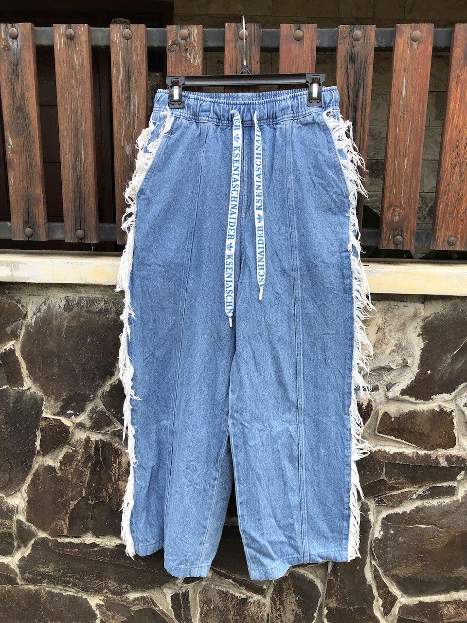 Adidas Adidas x kseniaschnaider baggie jeans Size 28" / US 6 / IT 42 - 1 Thumbnail