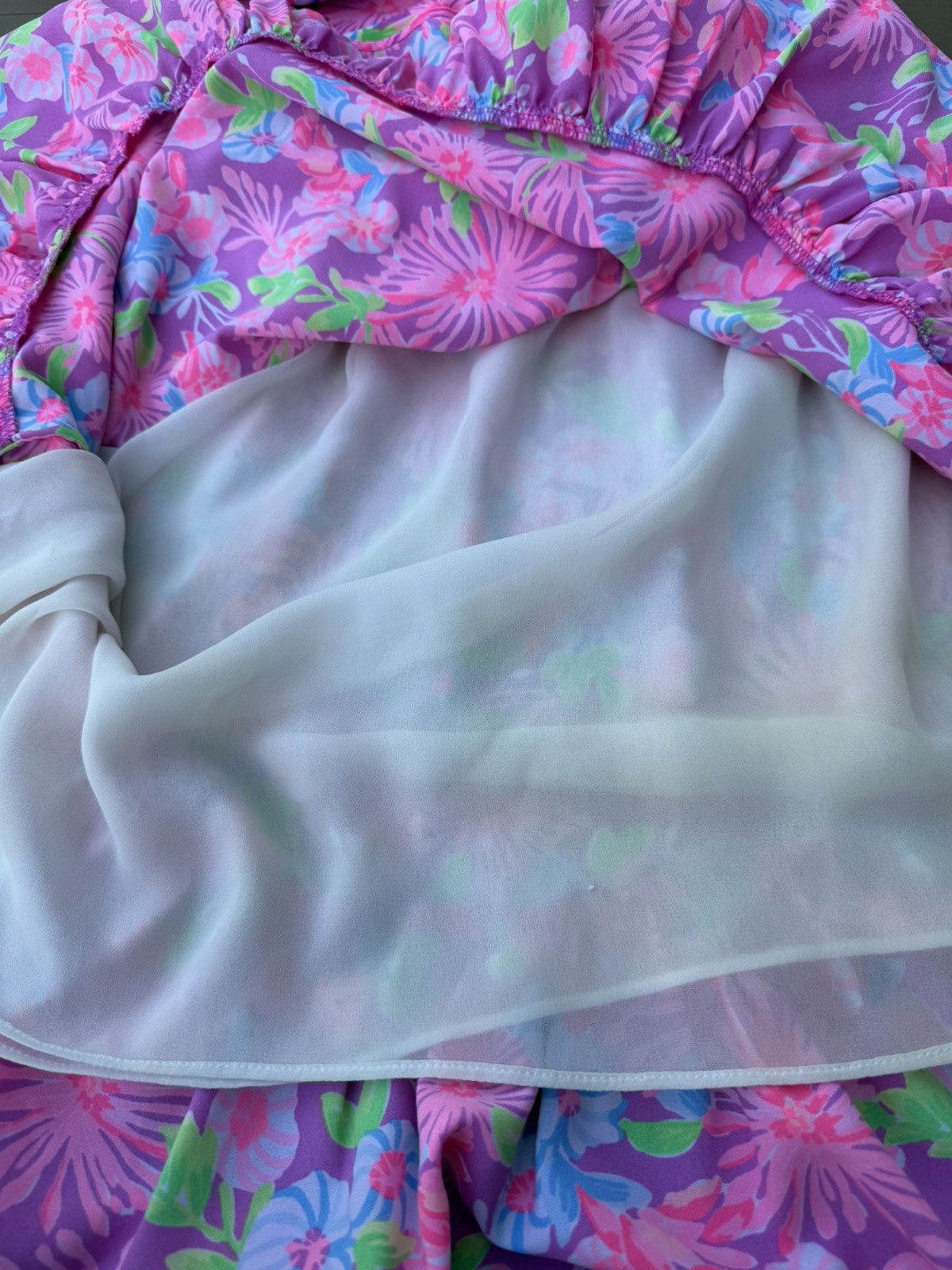 Lilly Pulitzer Lilly Pulitzer Cristiana Stretch Dress Moms The Word Floral Size XS / US 0-2 / IT 36-38 - 9 Thumbnail