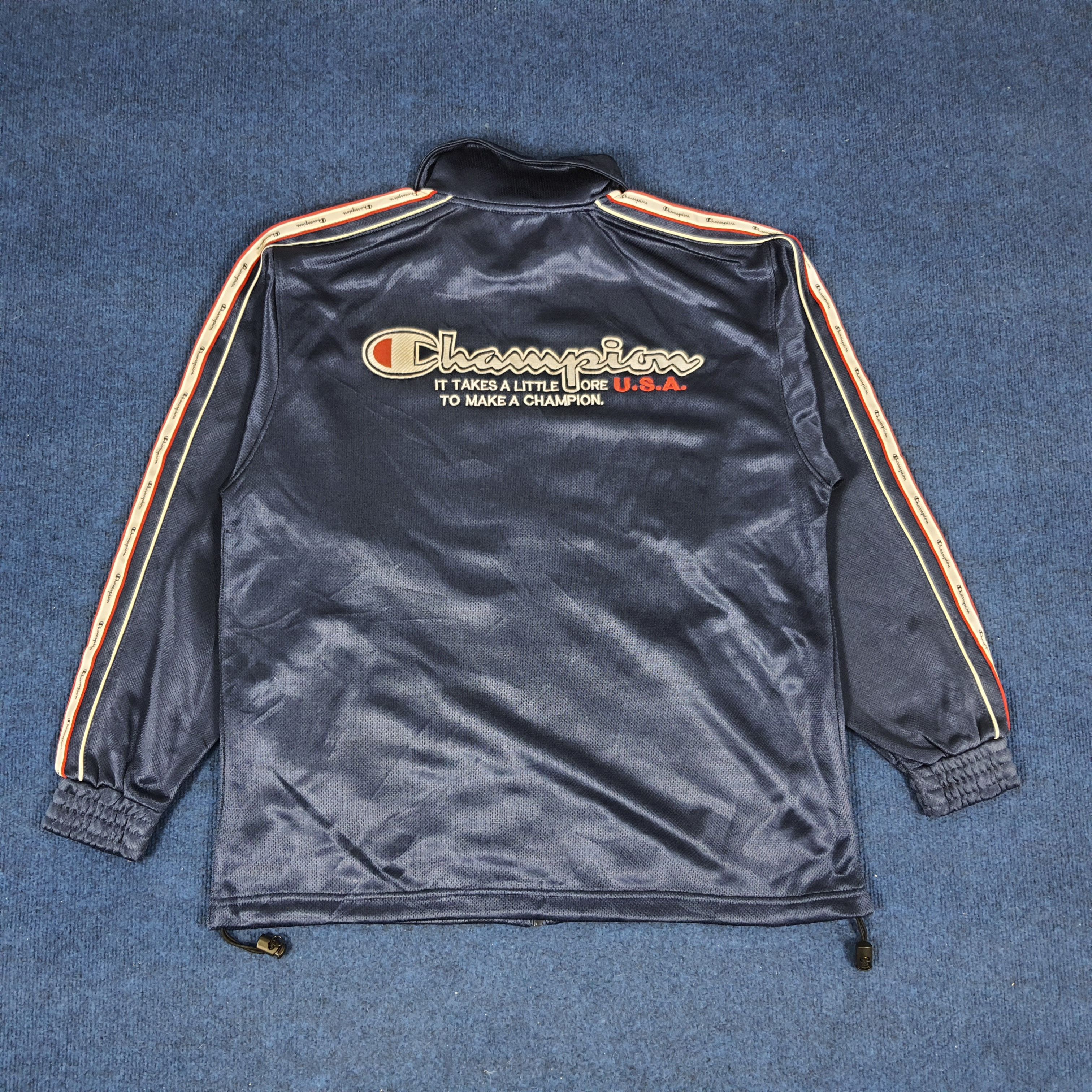 Champion × Vintage Vintage Champion USA Sports Zipper Sweaters Size US L / EU 52-54 / 3 - 1 Thumbnail