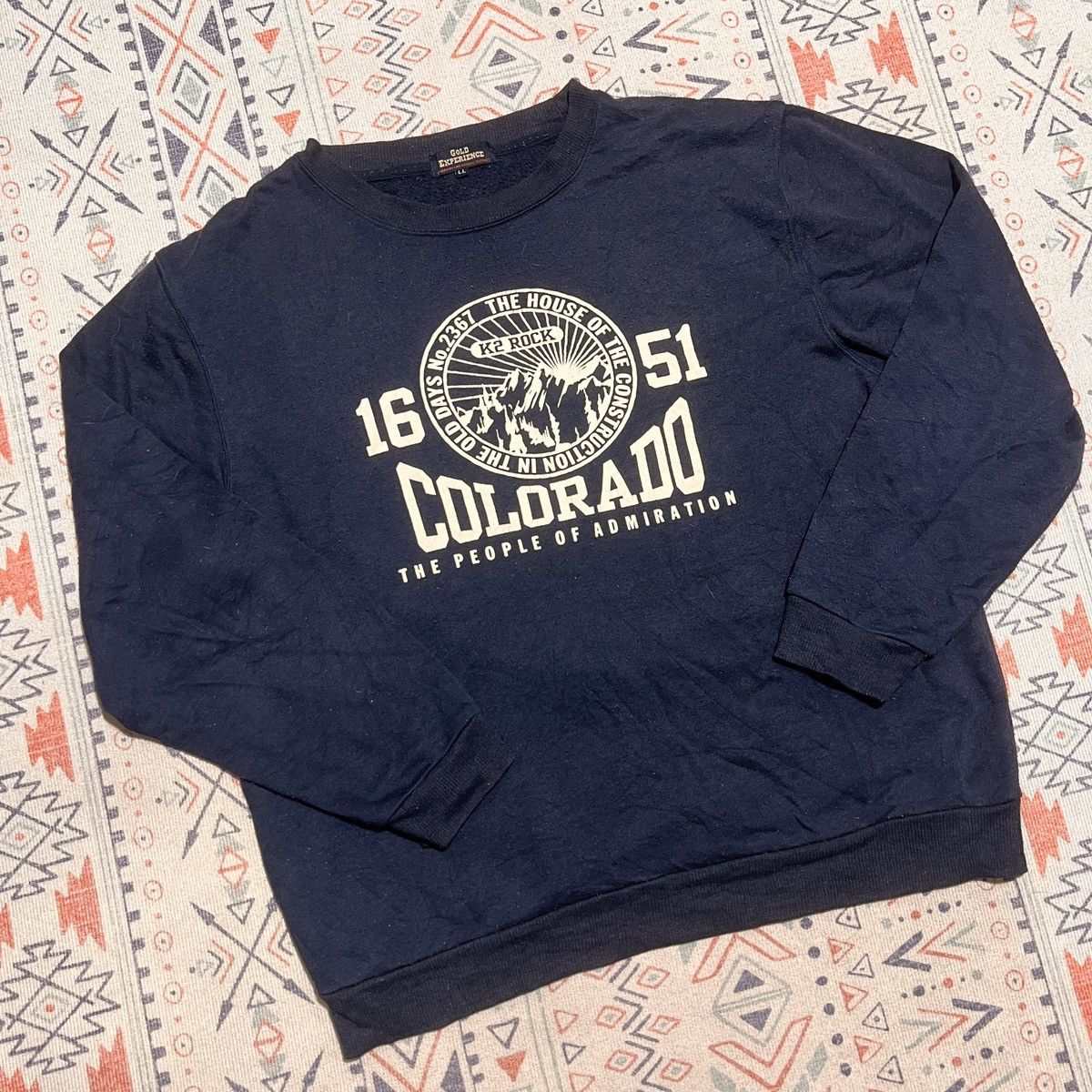 Japanese Brand GOLD EXPERIENCE sweatshirt Outdoor Design Size US L / EU 52-54 / 3 - 3 Thumbnail